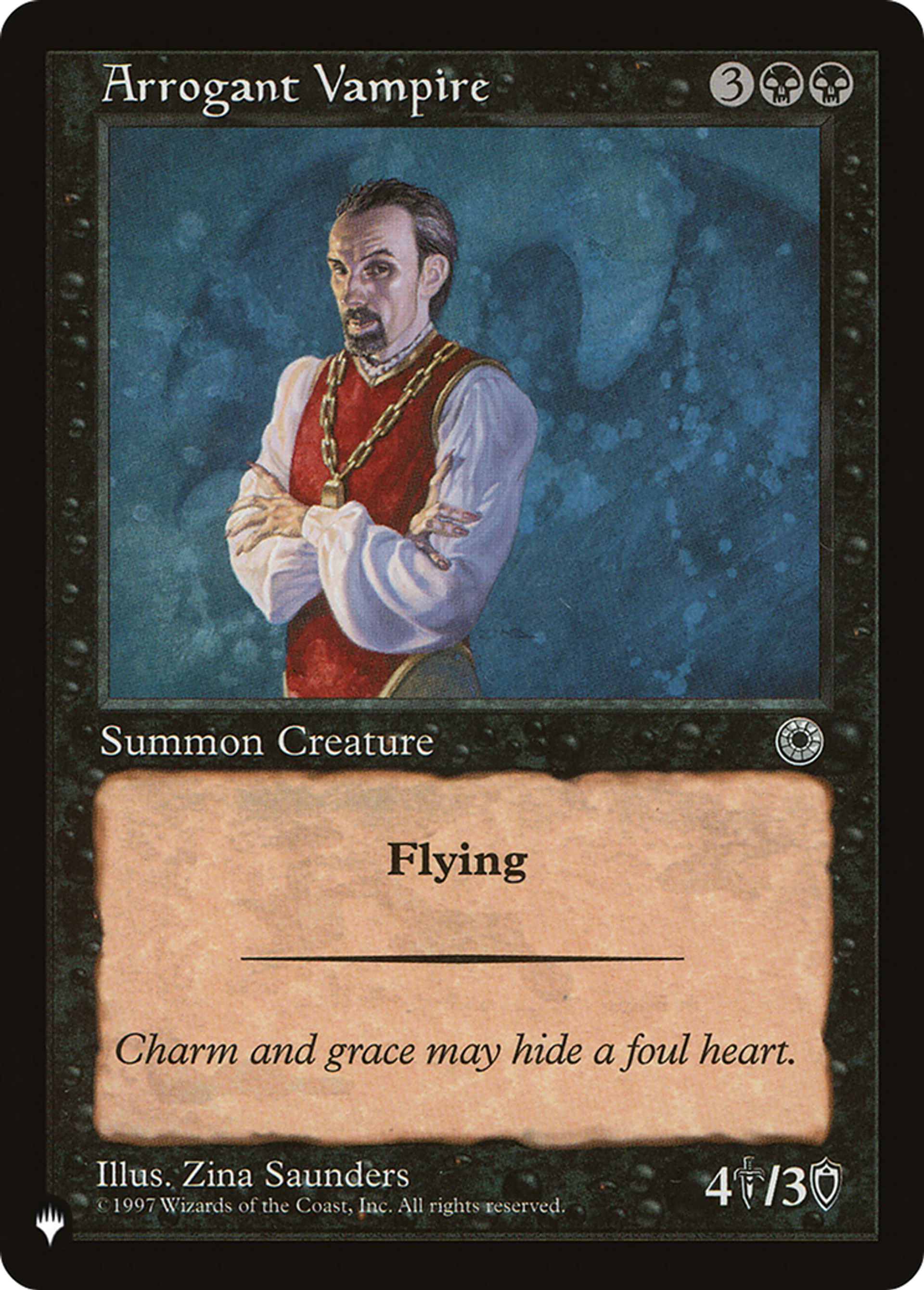 Arrogant Vampire — The List — Magic: The Gathering