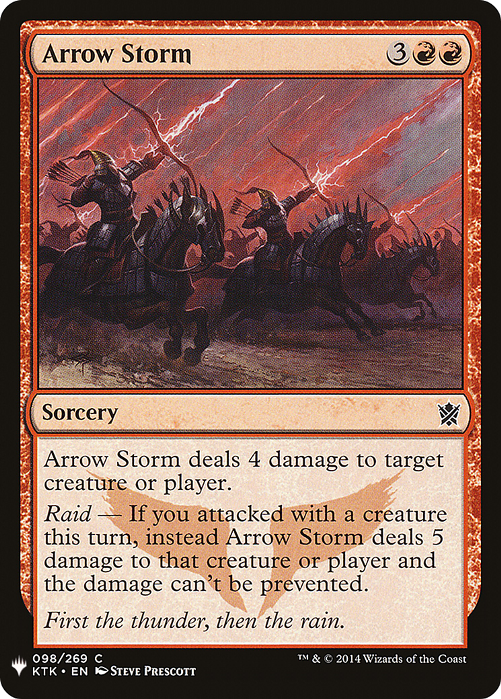 Arrow Storm — The List — Magic: The Gathering