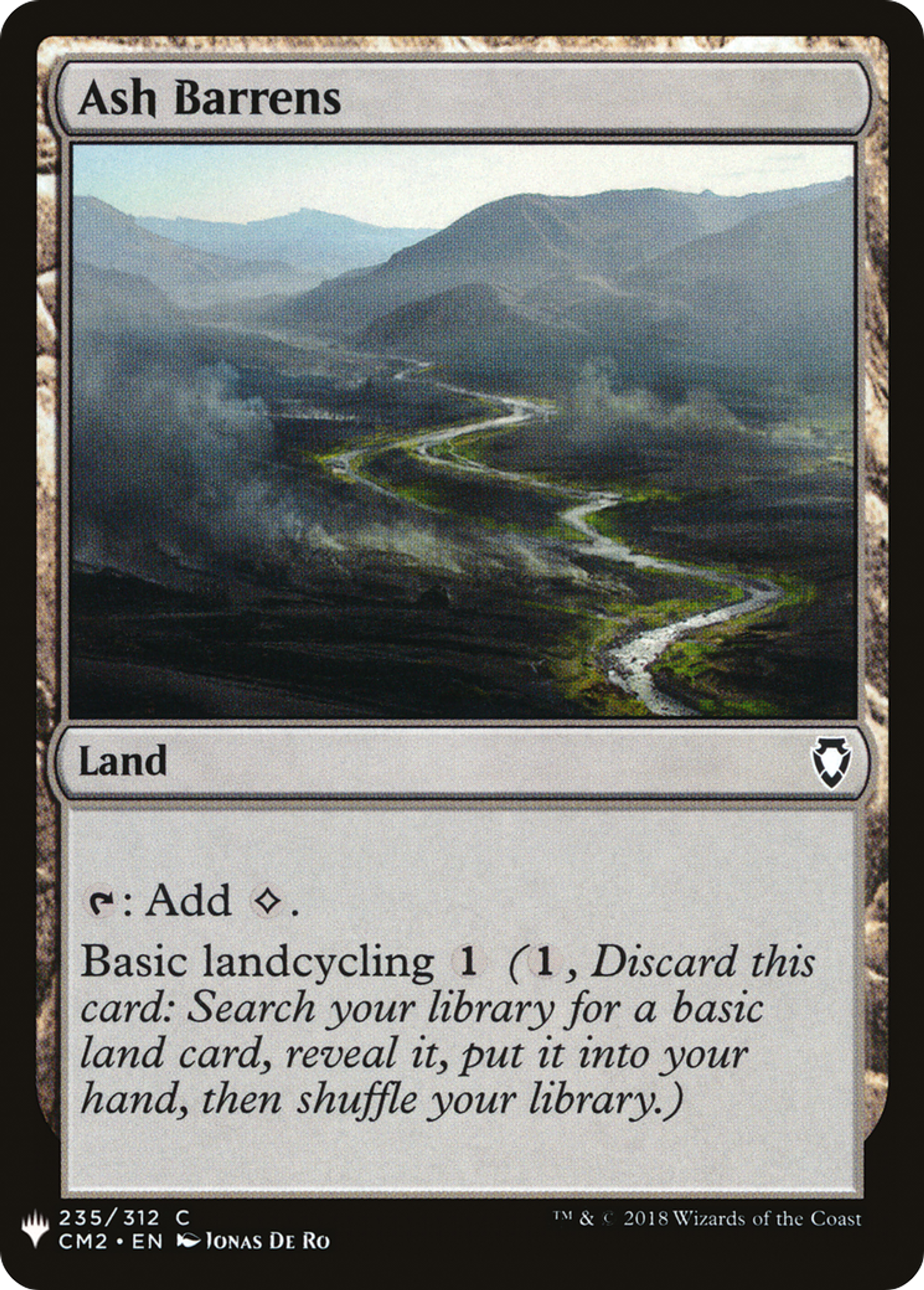 Ash Barrens — The List — Magic: The Gathering