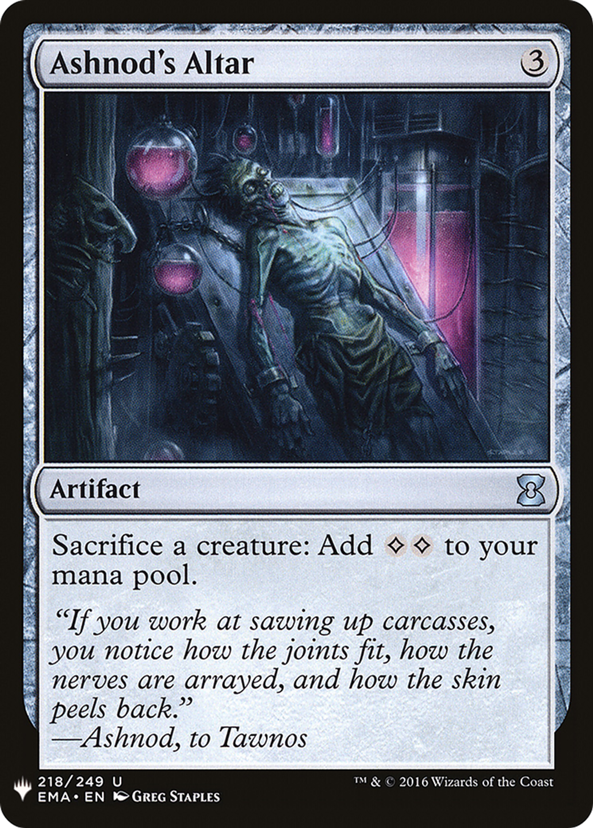 Ashnod's Altar — The List — Magic: The Gathering