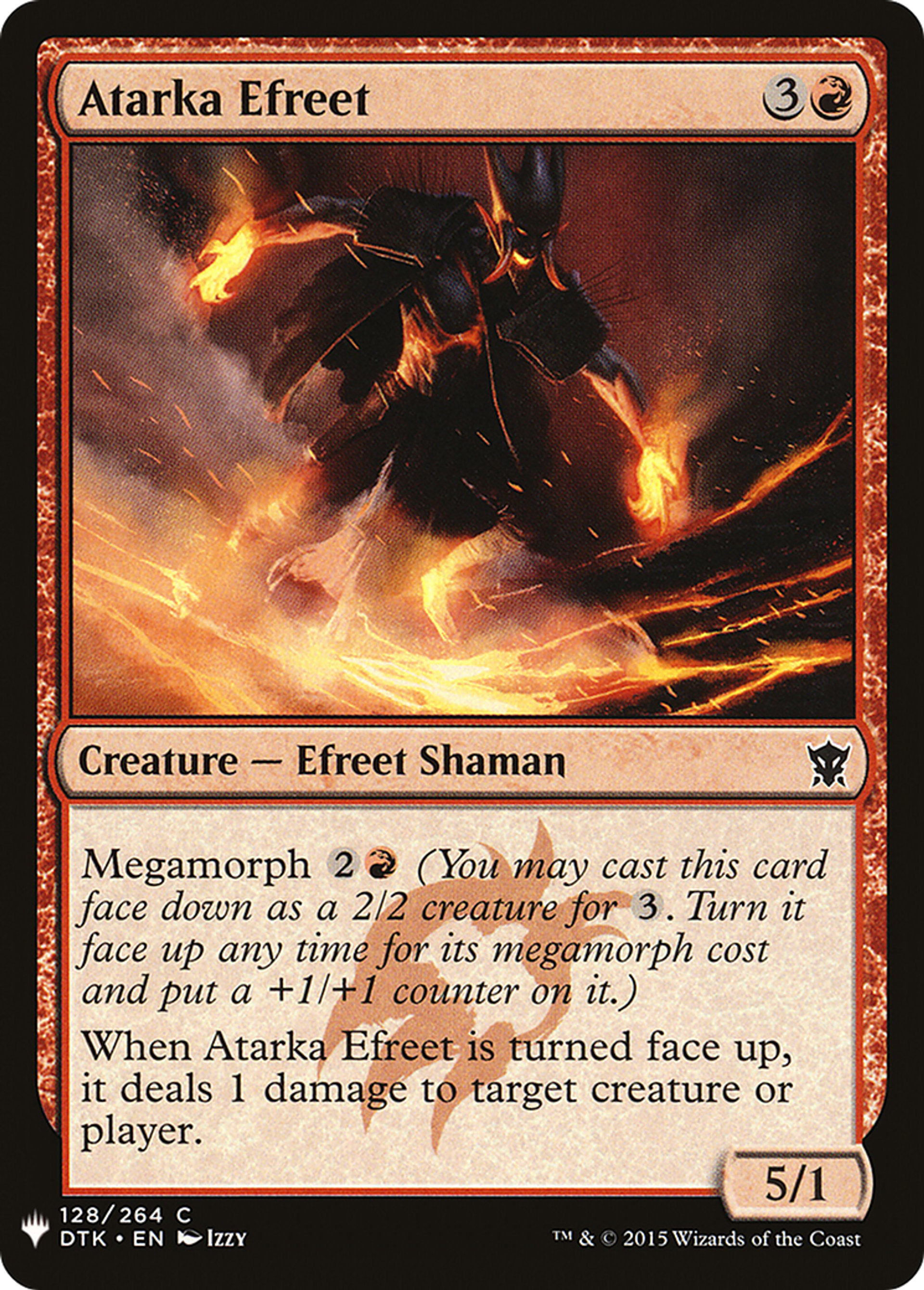 Atarka Efreet — The List — Magic: The Gathering