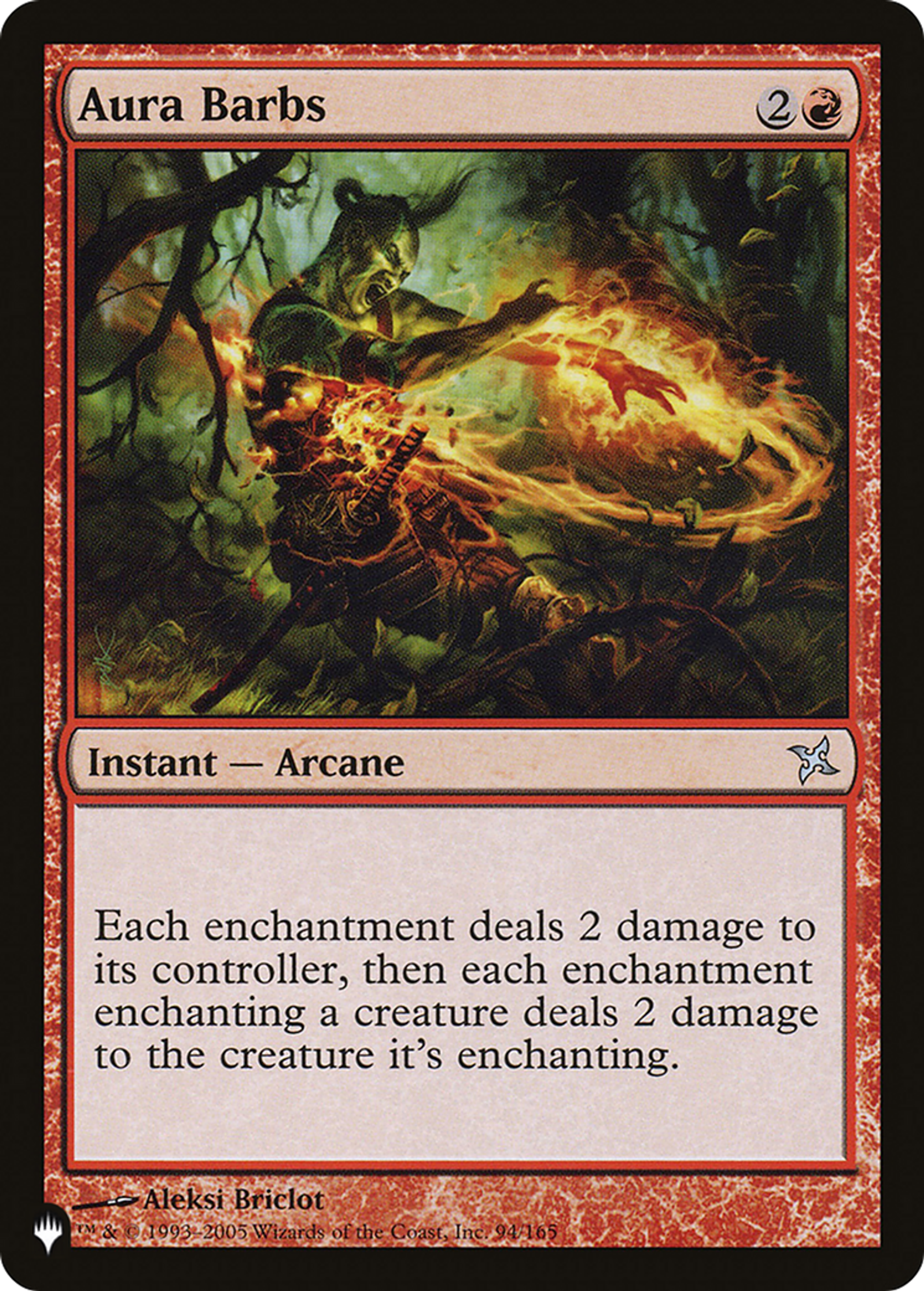 Barbelures d'aura — The List — Magic: The Gathering