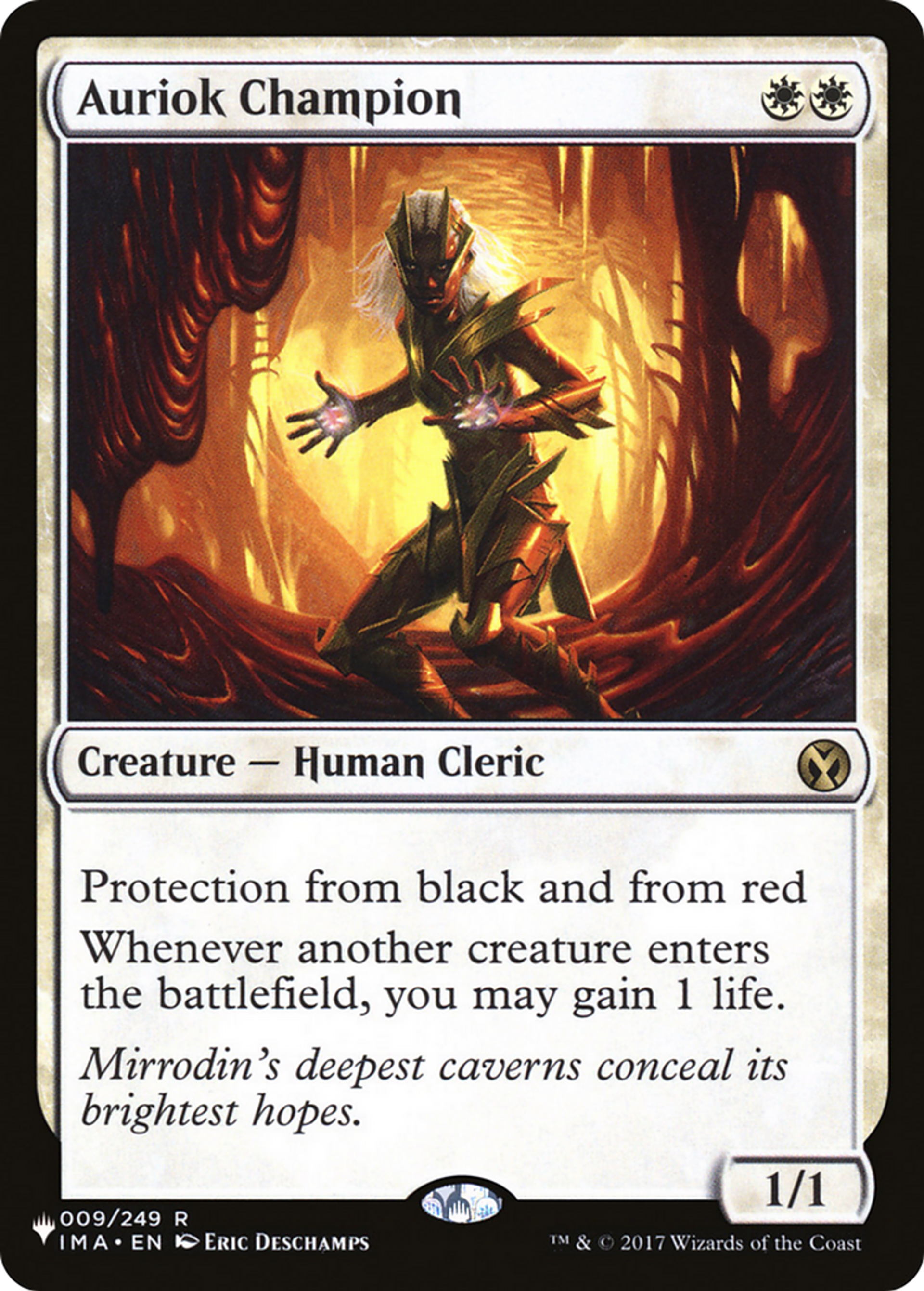 Auriok Champion — The List — Magic: The Gathering
