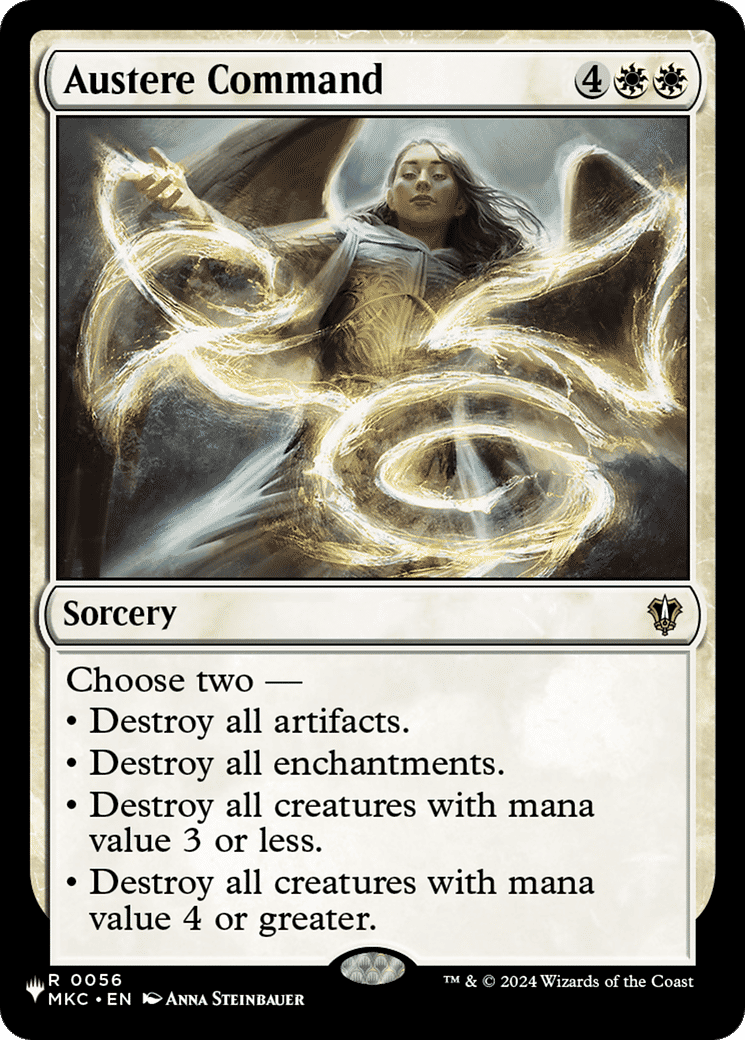 Austere Command — The List — Magic: The Gathering