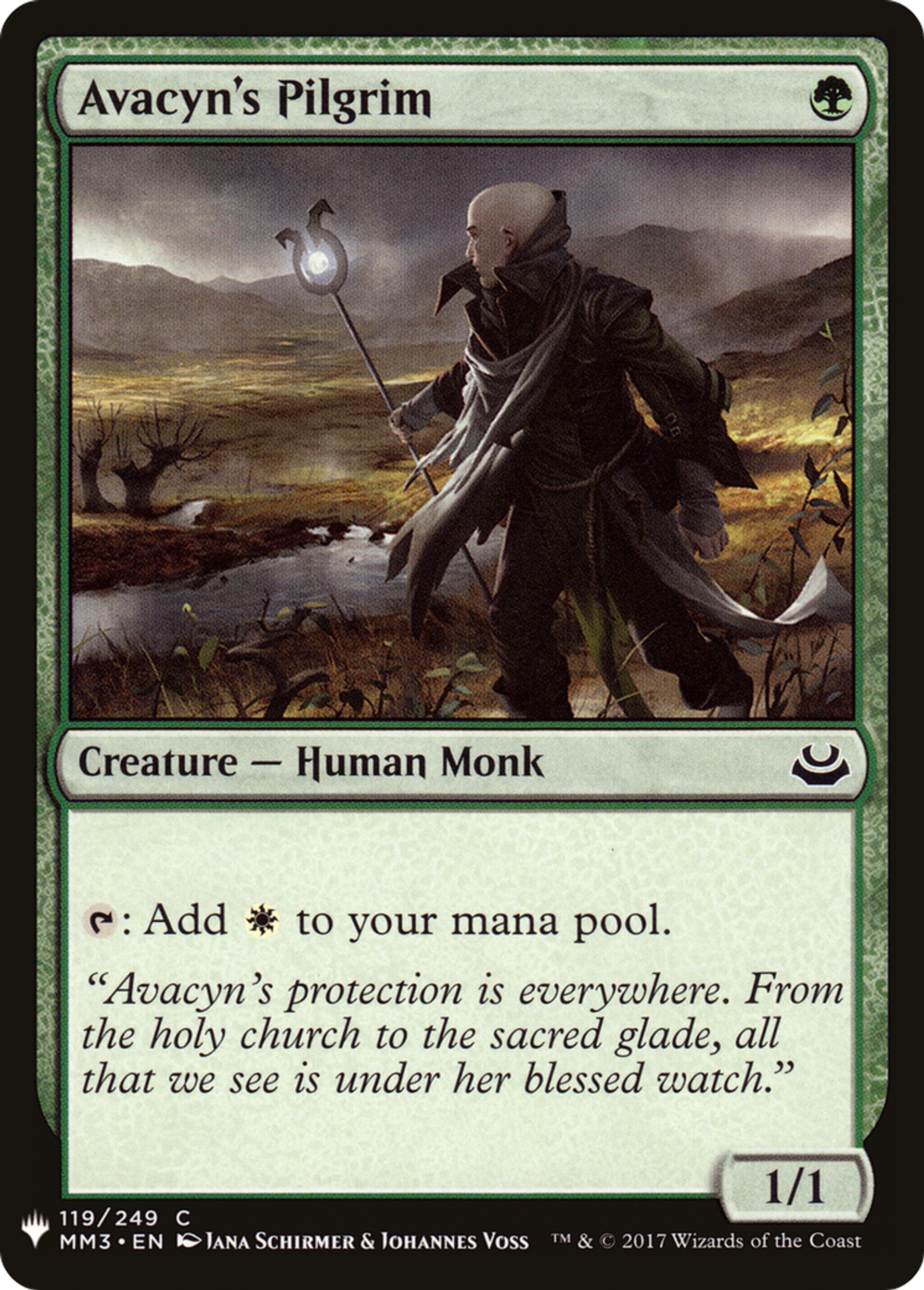 Avacyn's Pilgrim — The List — Magic: The Gathering