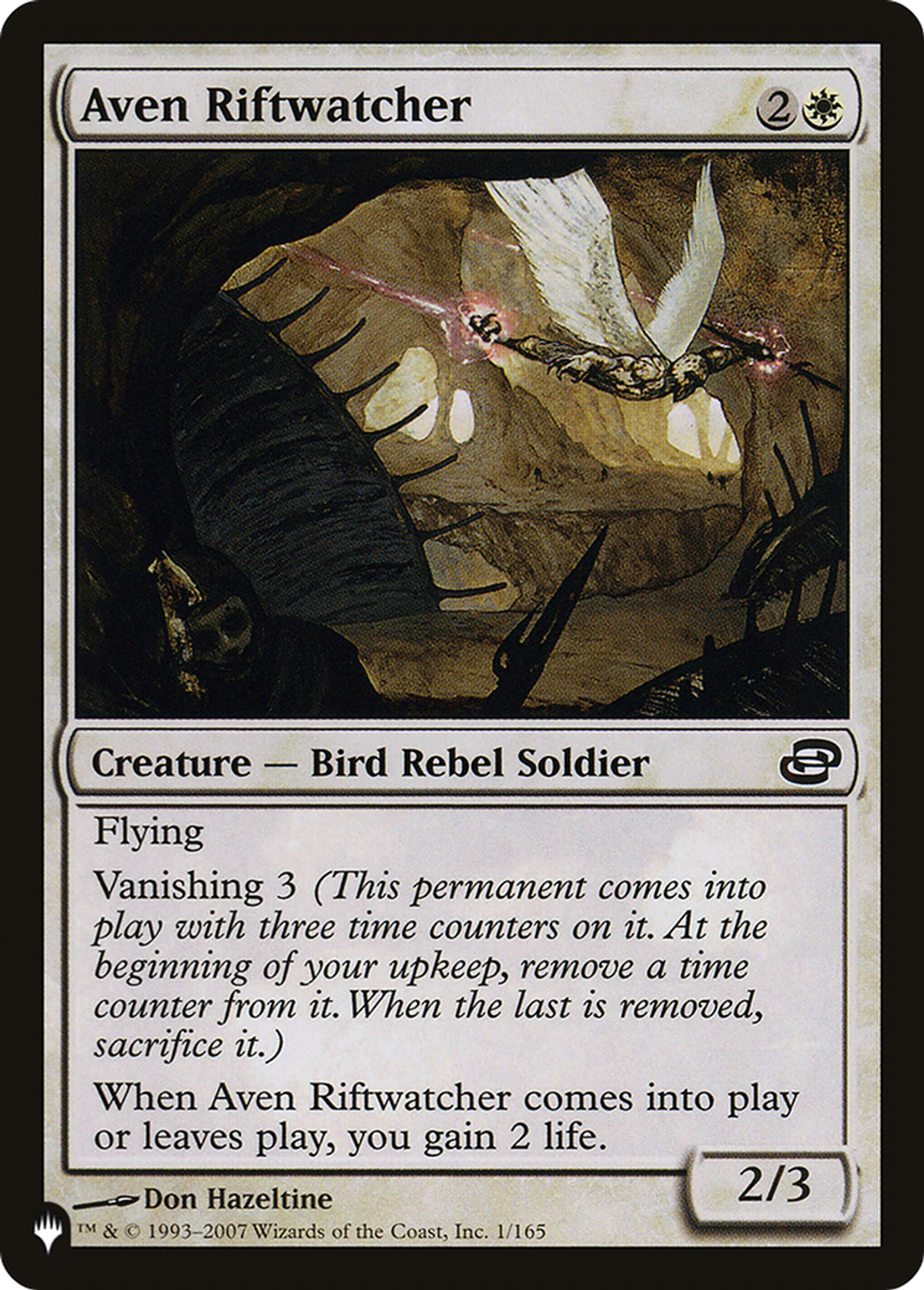Aven Riftwatcher — The List — Magic: The Gathering