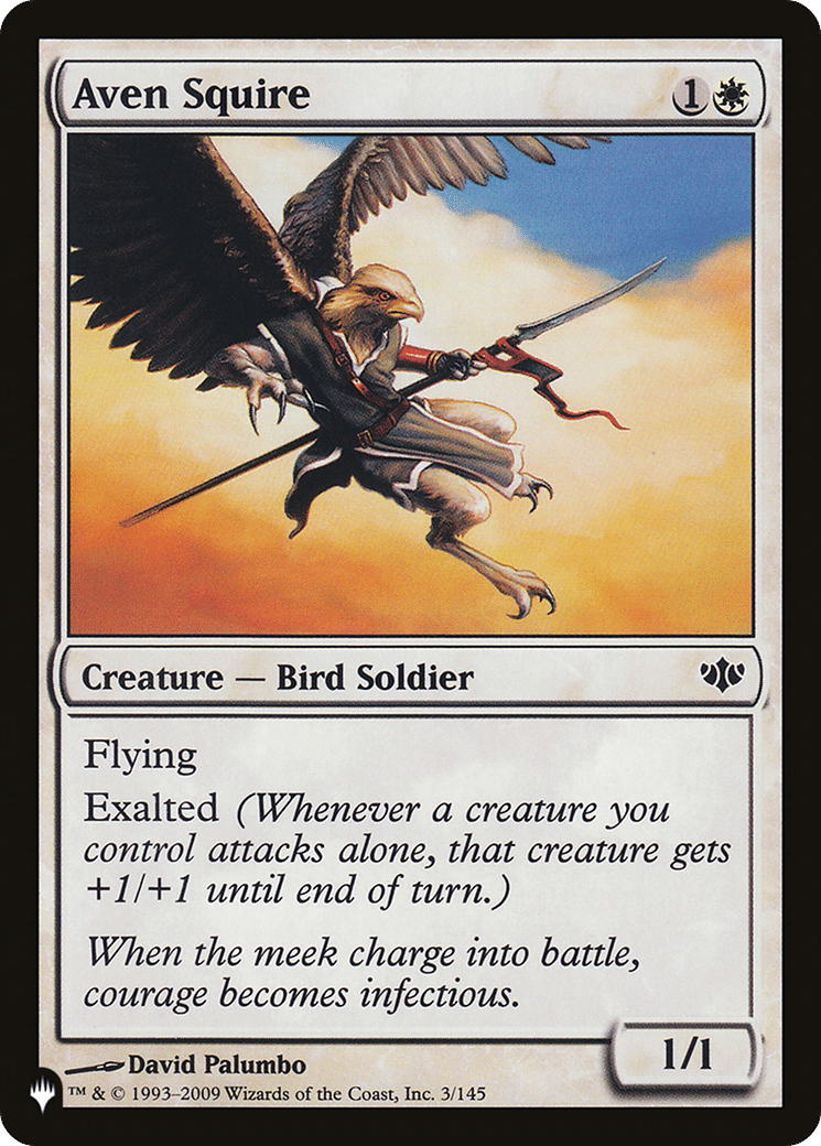 Aven Squire — The List — Magic: The Gathering