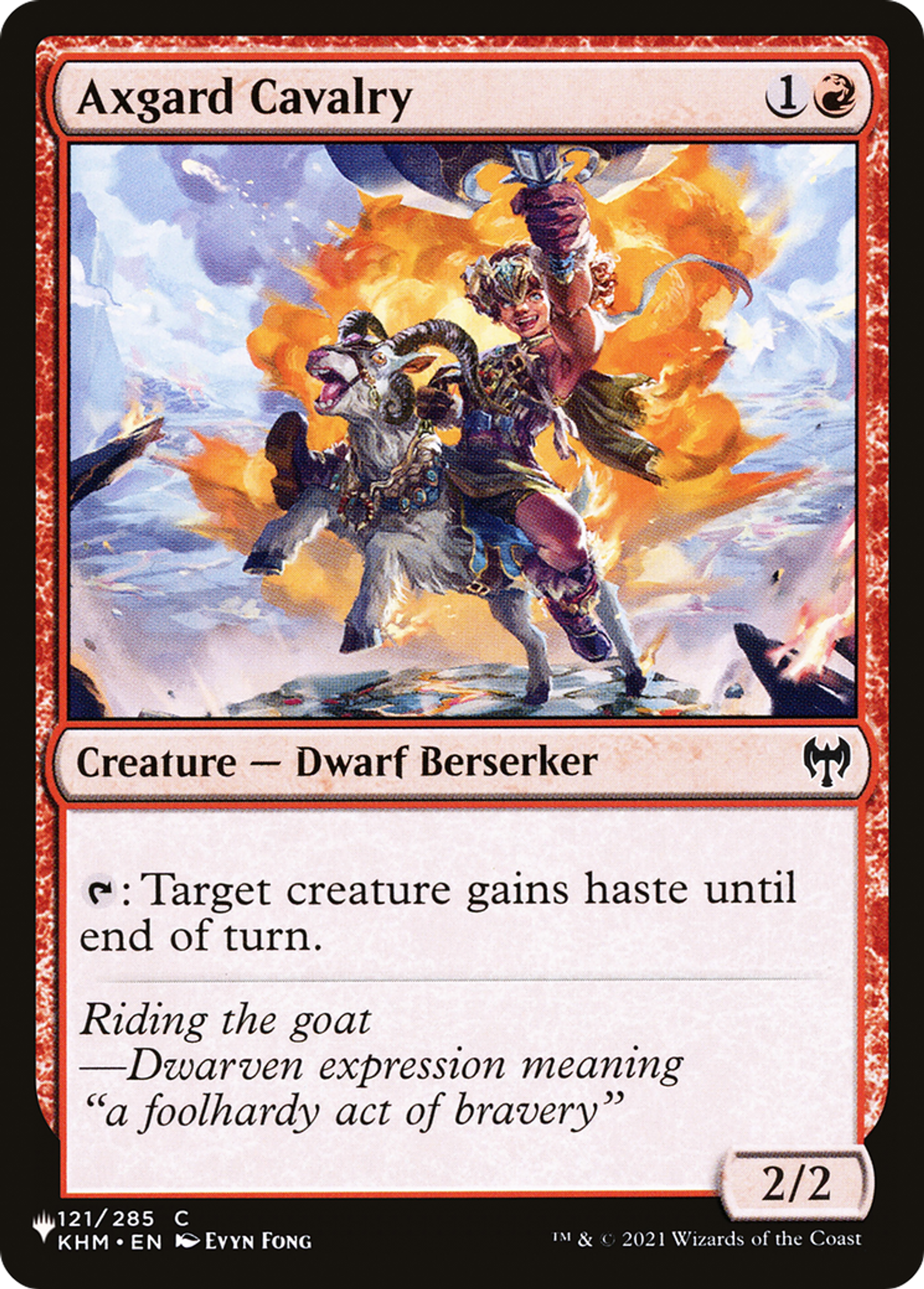 Cavalerie axgardienne — The List — Magic: The Gathering