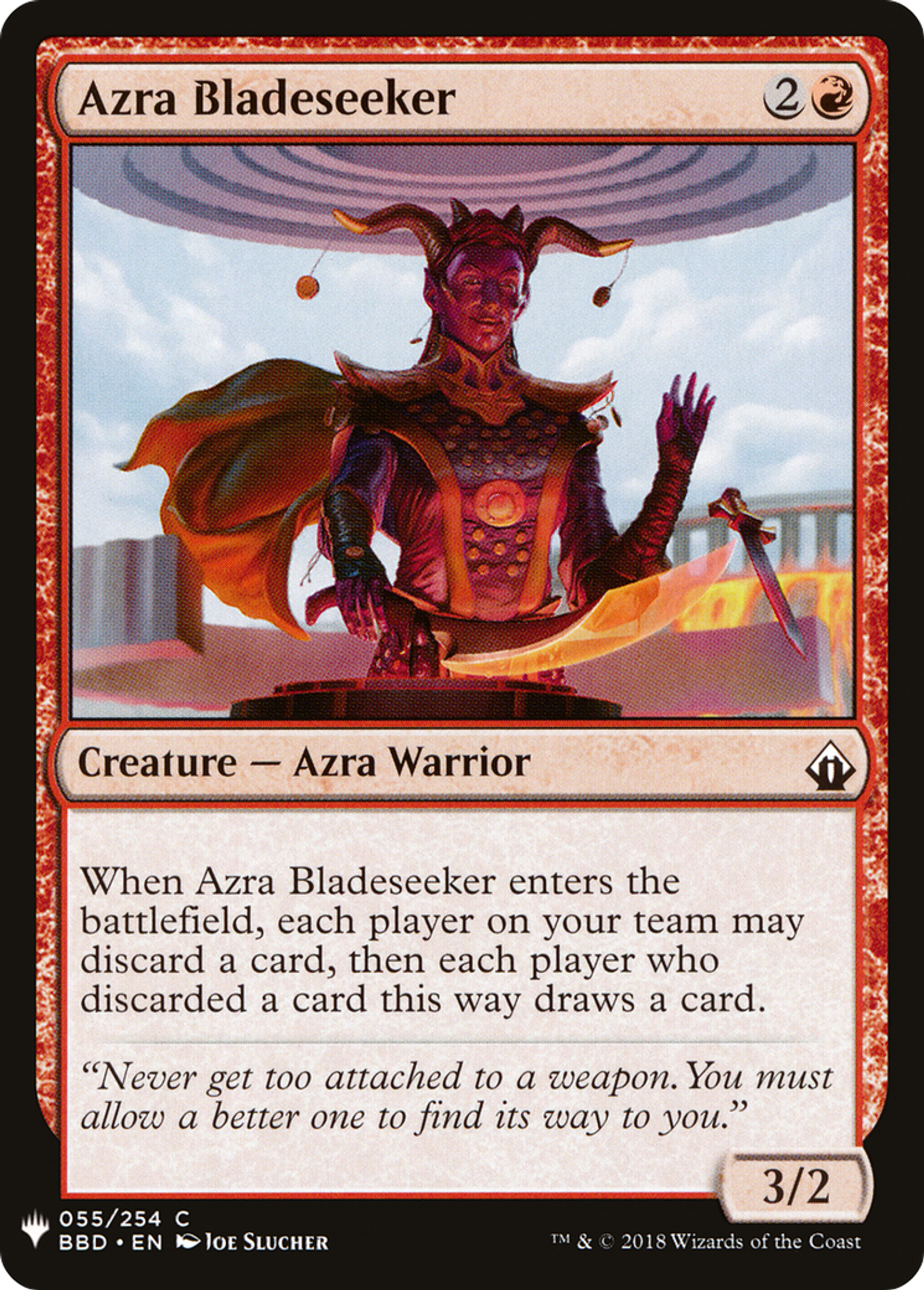 Azra Bladeseeker — The List — Magic: The Gathering
