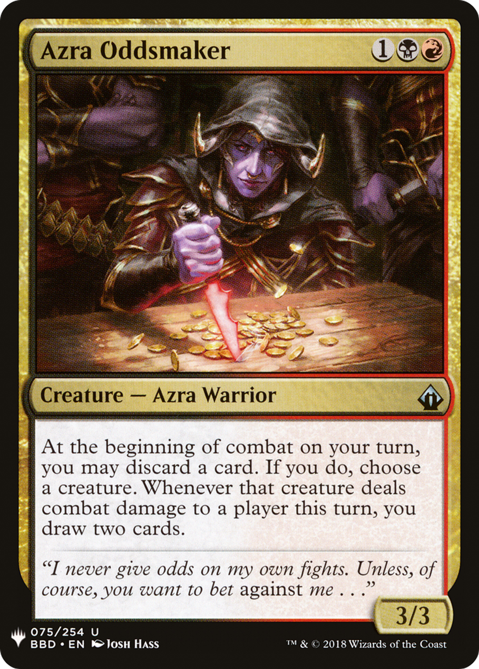 Azra Oddsmaker — The List — Magic: The Gathering