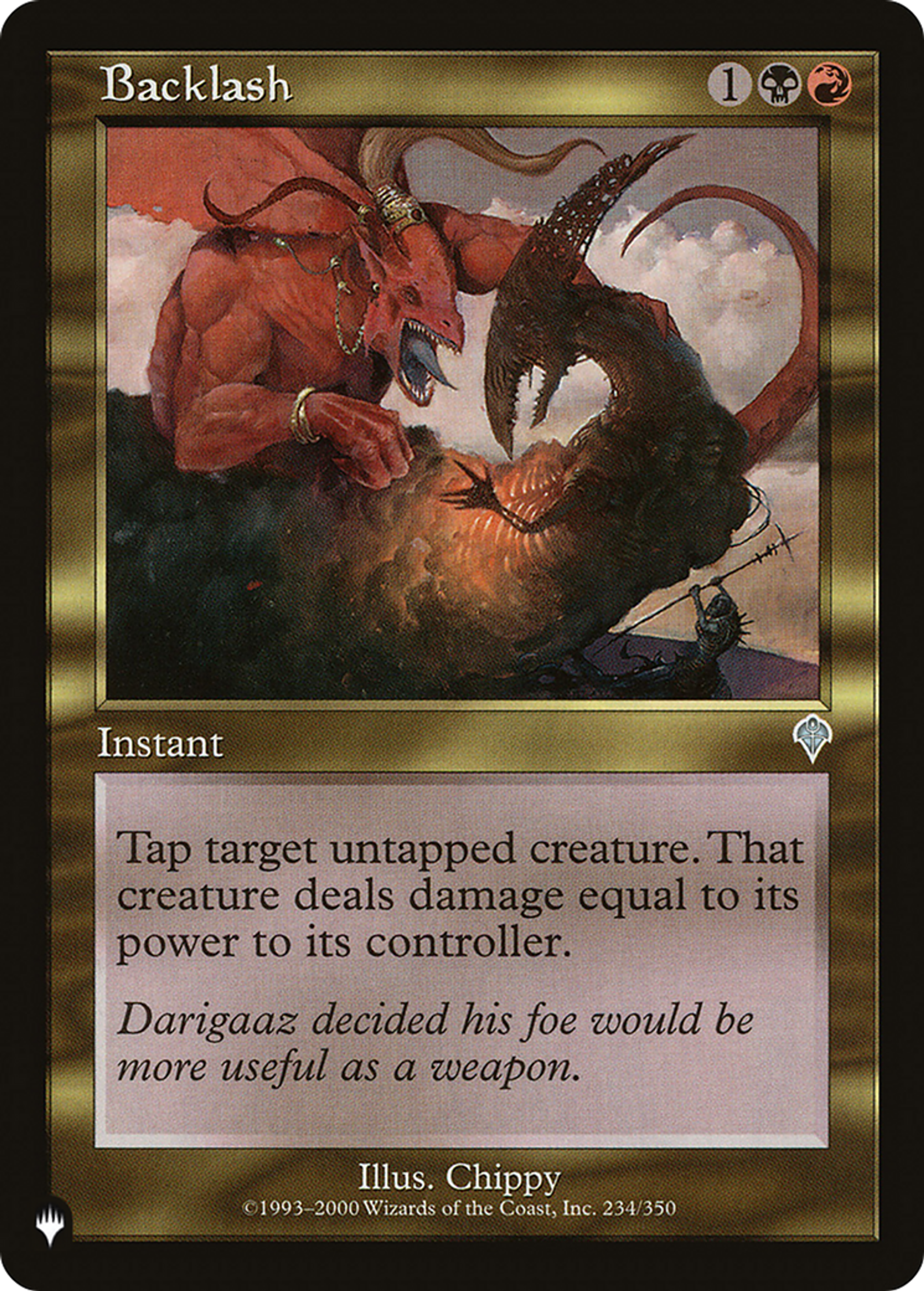 Backlash — The List — Magic: The Gathering