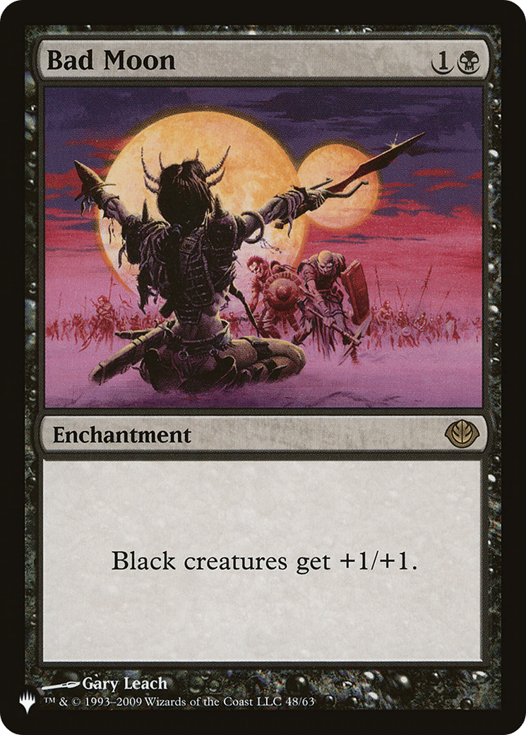 Bad Moon — The List — Magic: The Gathering