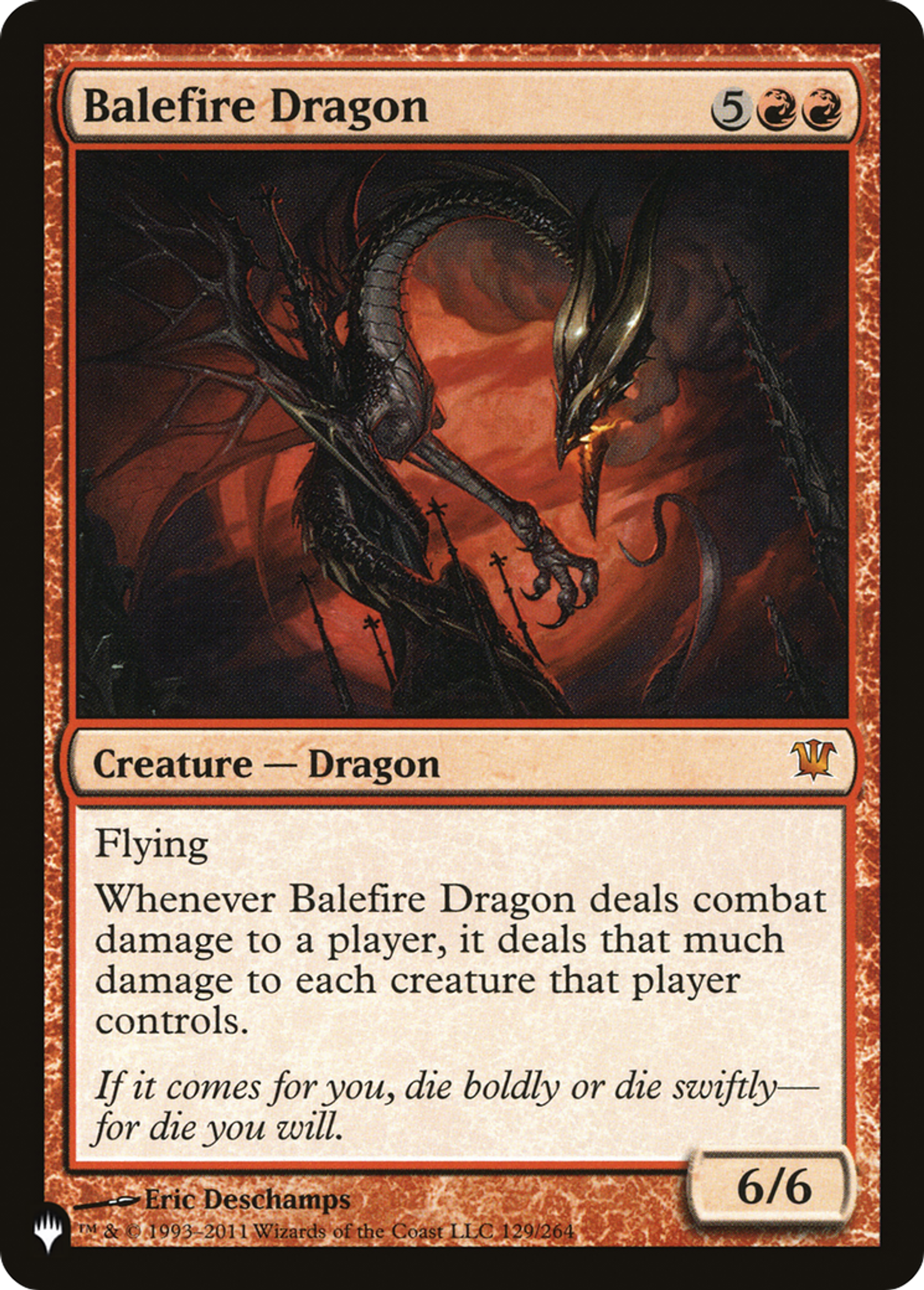 Balefire Dragon — The List — Magic: The Gathering
