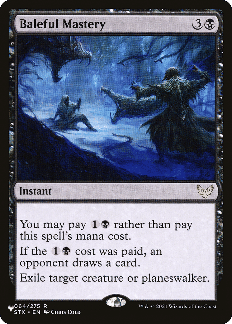 Baleful Mastery — The List — Magic: The Gathering