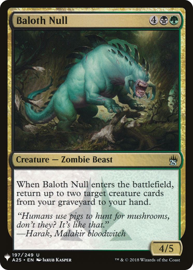 Baloth Null — The List — Magic: The Gathering