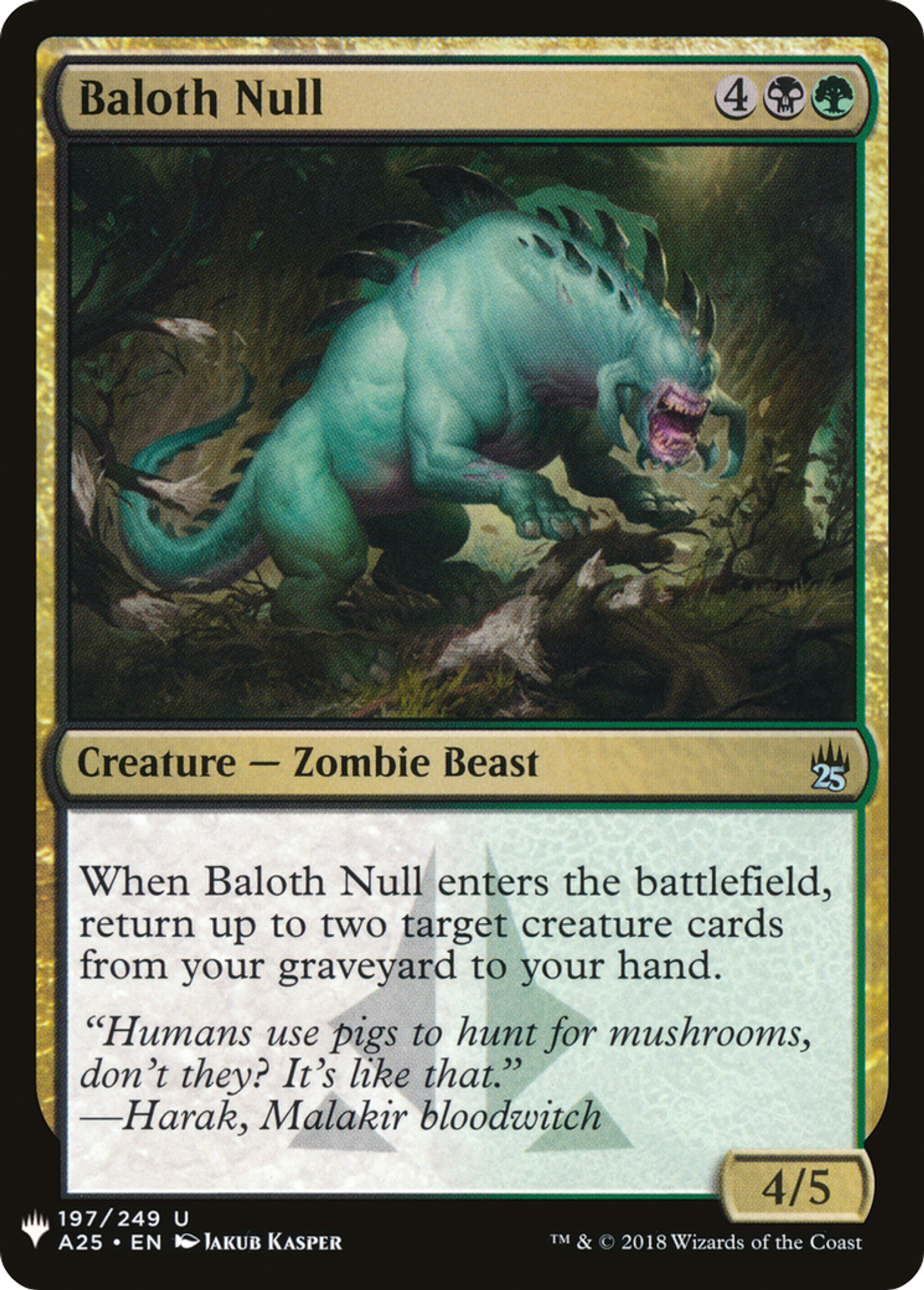 Baloth infécond — The List — Magic: The Gathering