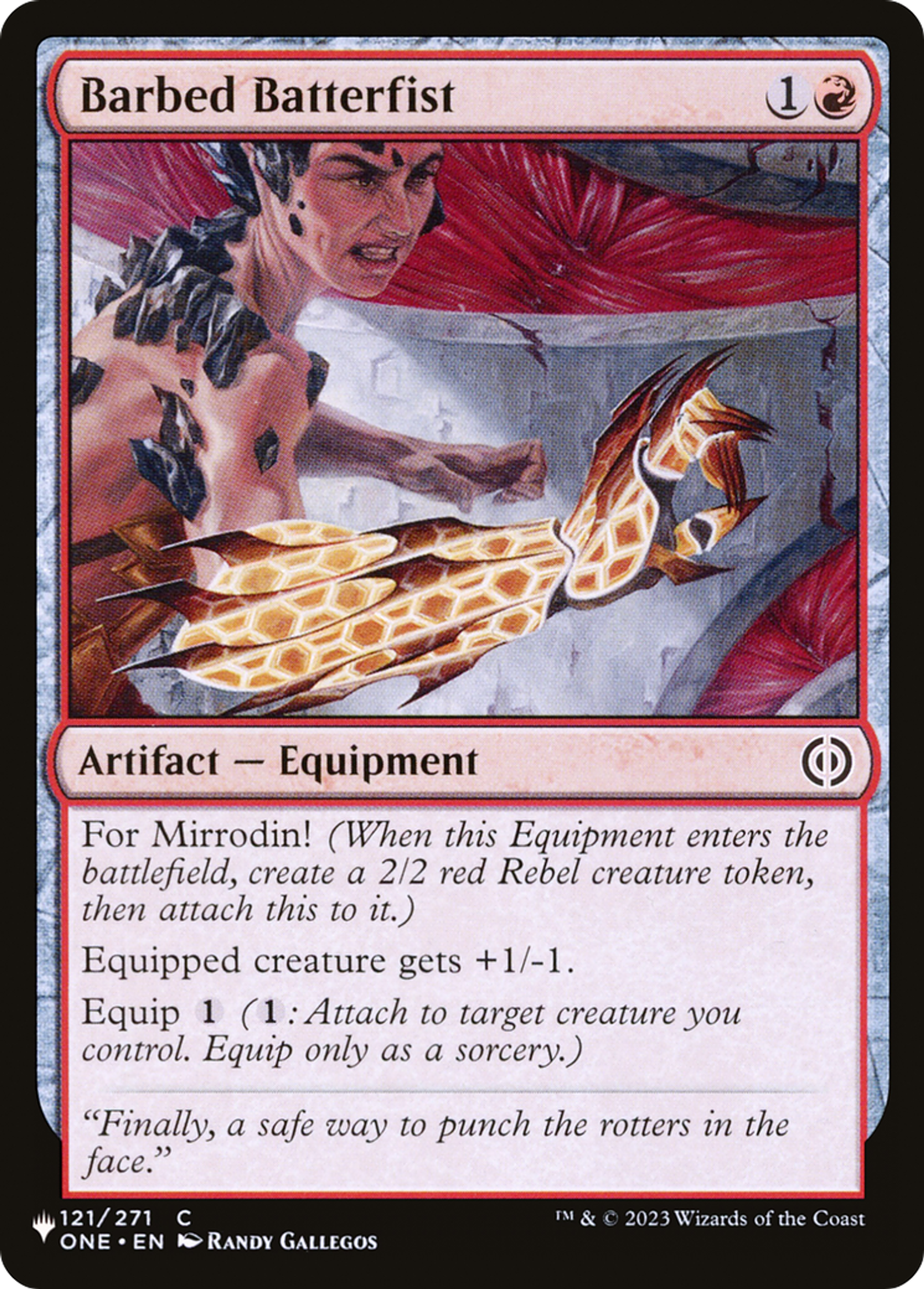 Barbed Batterfist — The List — Magic: The Gathering