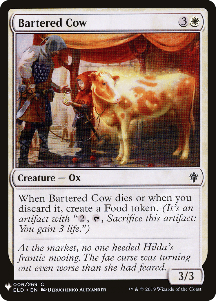 Bartered Cow — The List — Magic: The Gathering