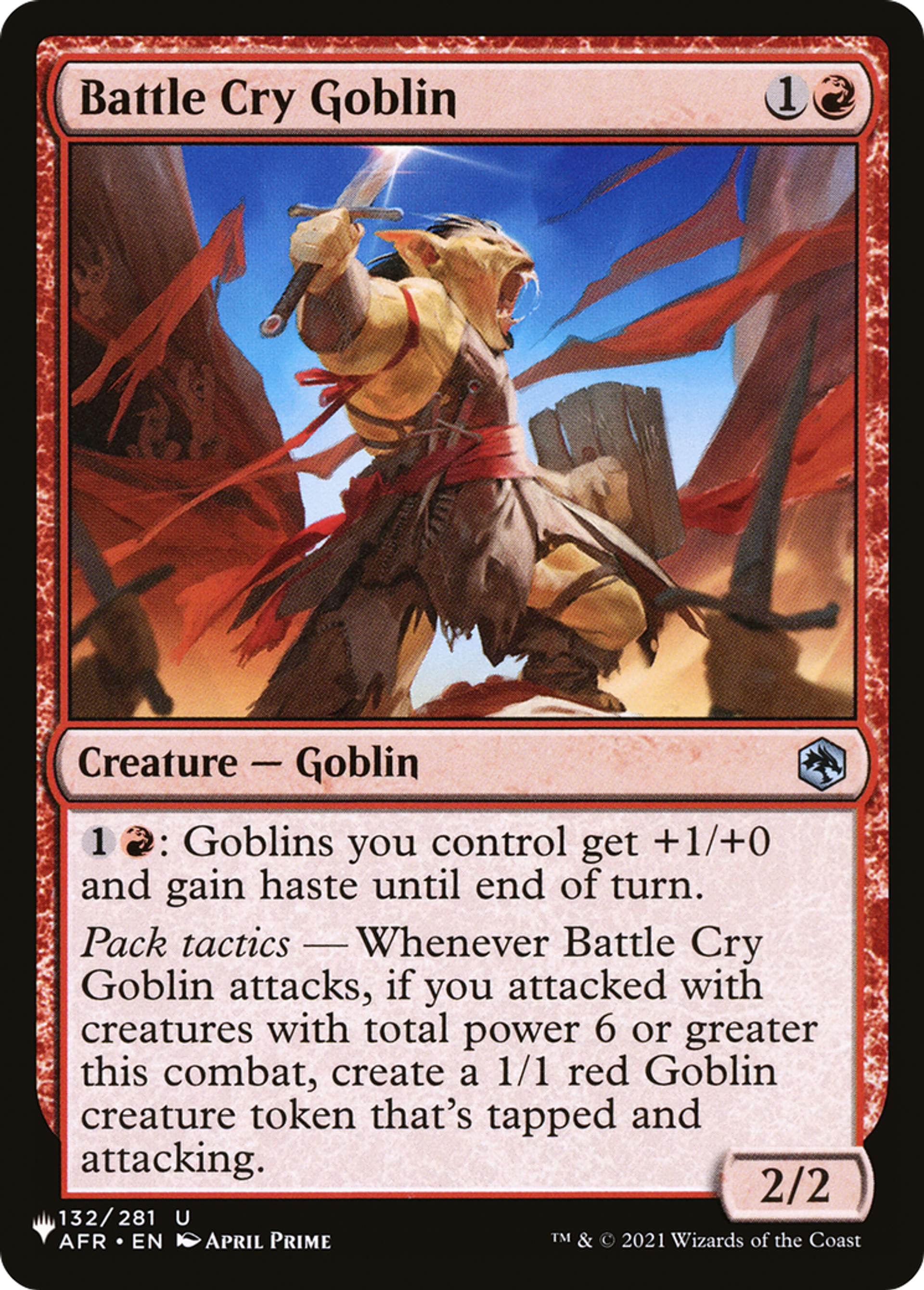 Battle Cry Goblin — The List — Magic: The Gathering