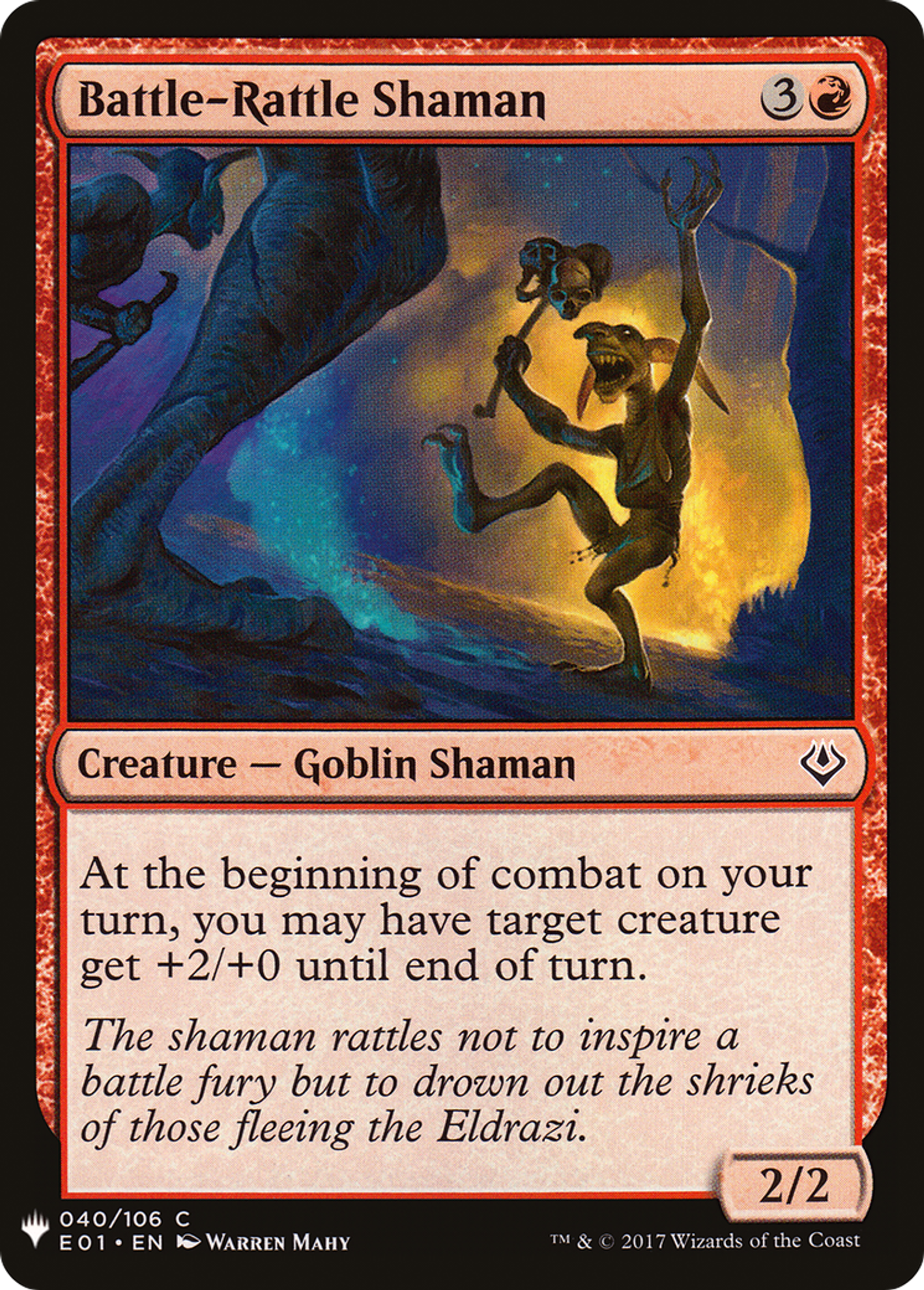 Battle-Rattle Shaman — The List — Magic: The Gathering