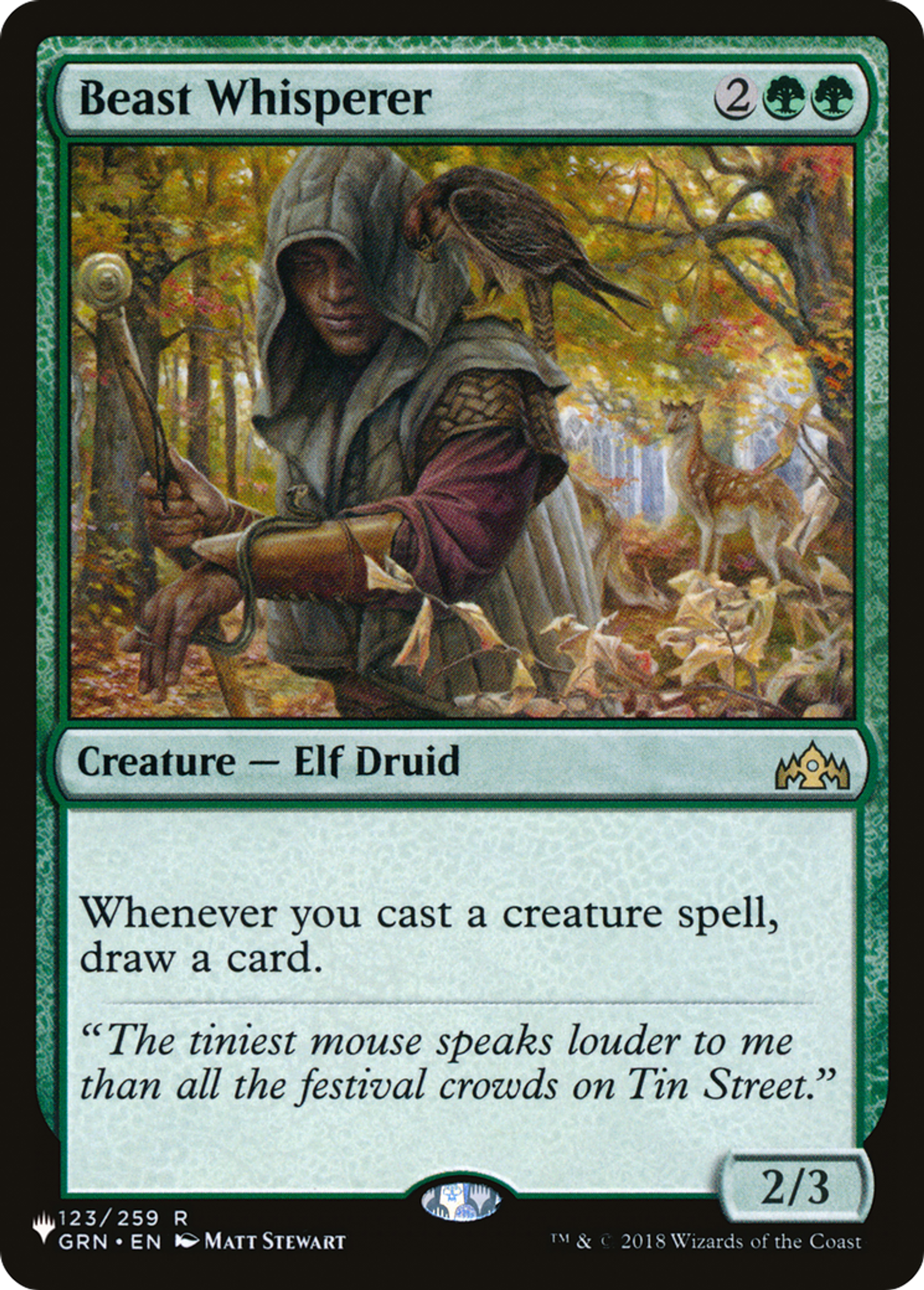 Beast Whisperer — The List — Magic: The Gathering