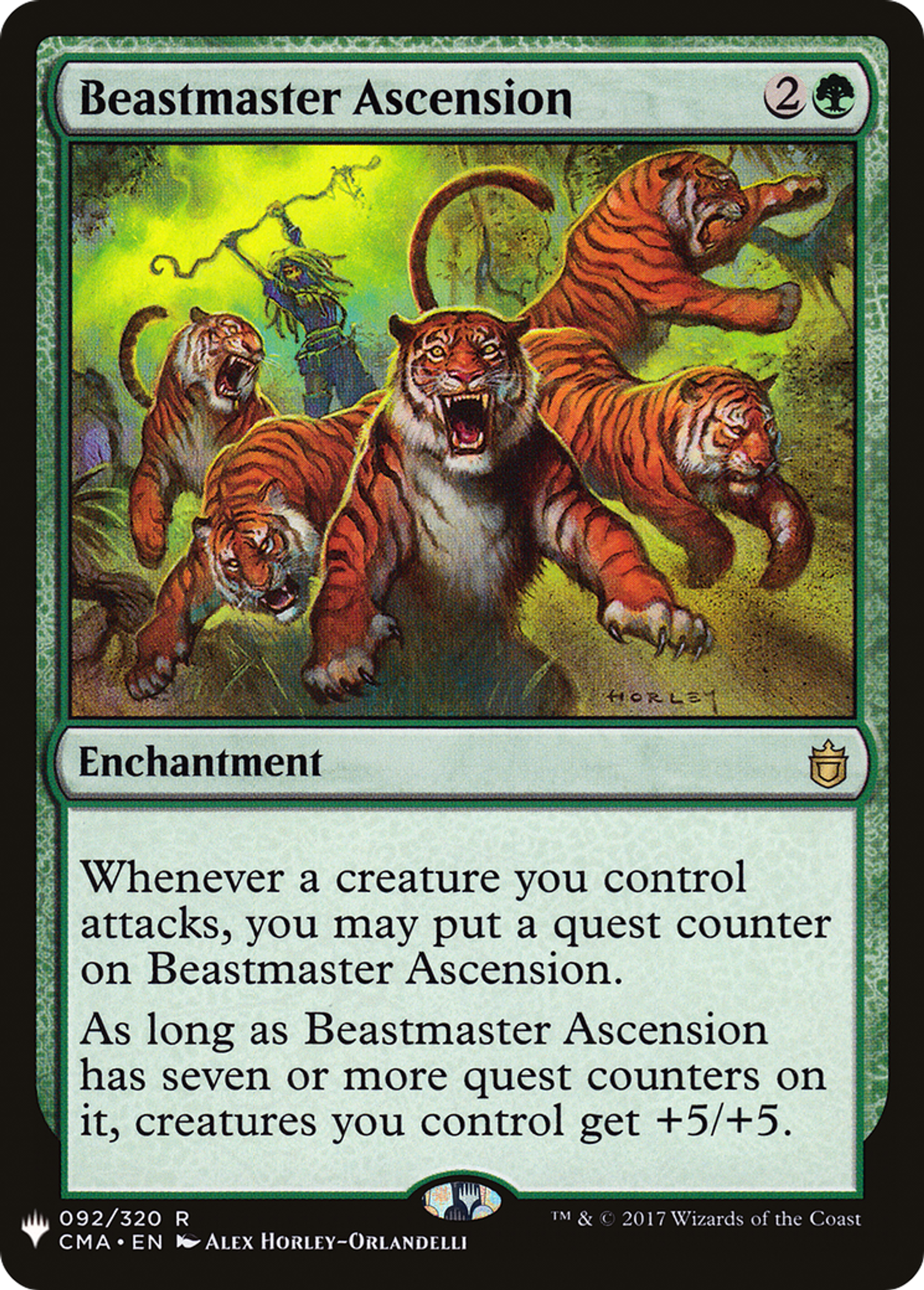 Beastmaster Ascension — The List — Magic: The Gathering