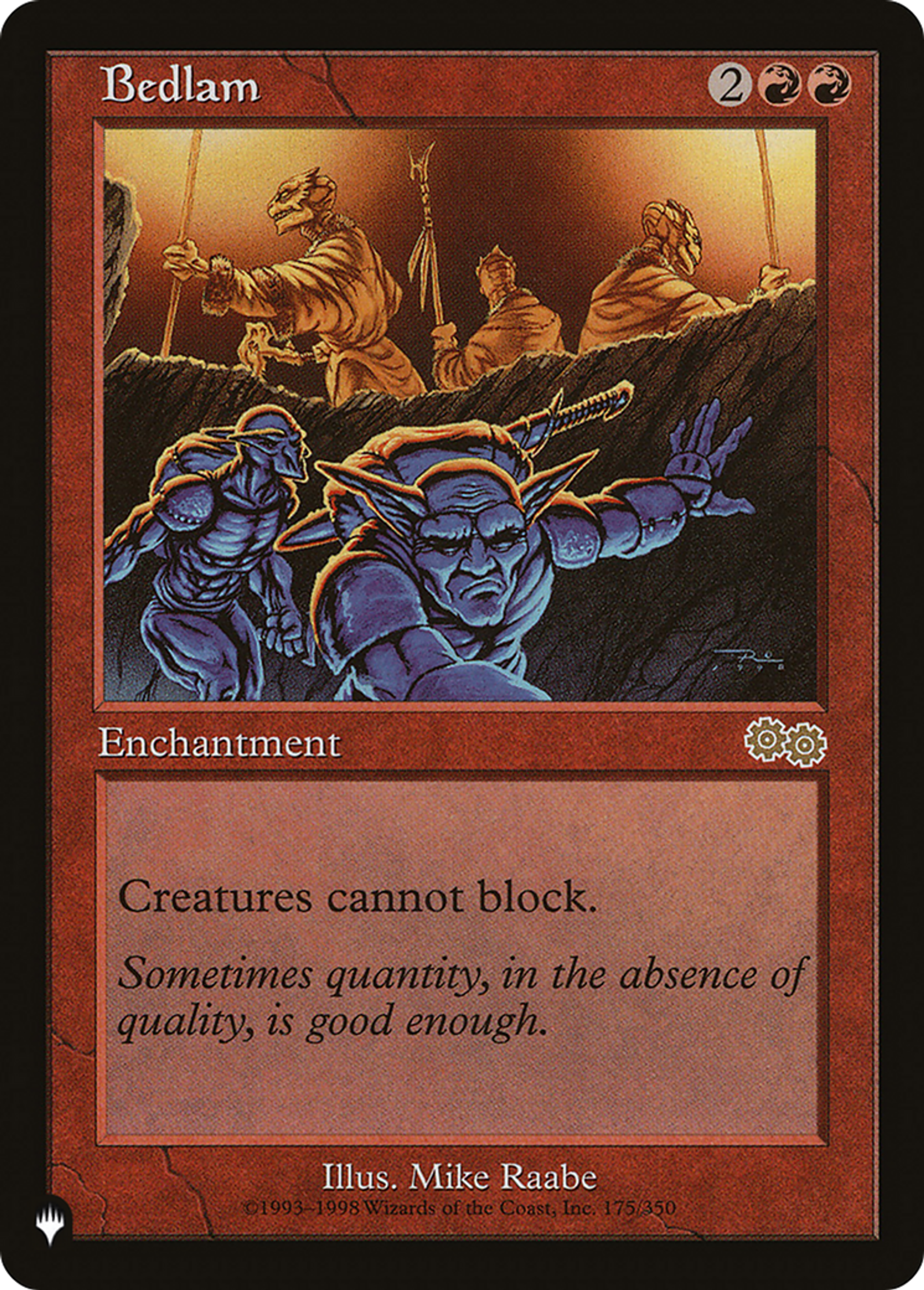Bedlam — The List — Magic: The Gathering
