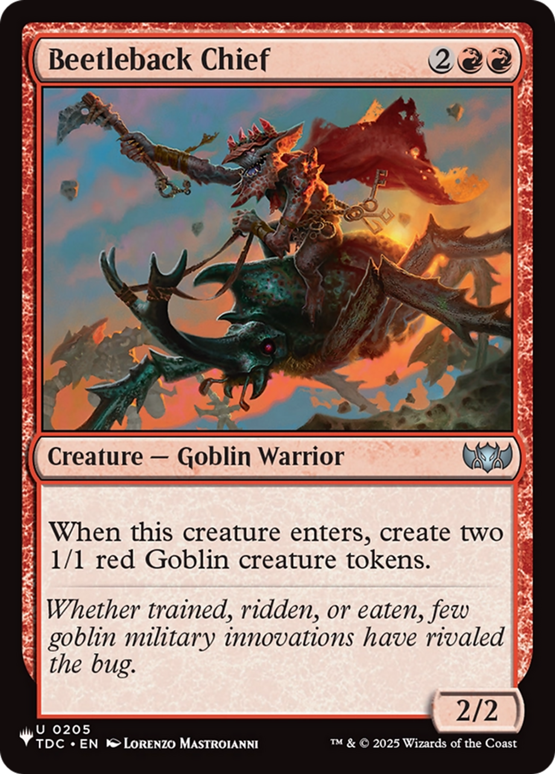 Chef Scarapace — The List — Magic: The Gathering