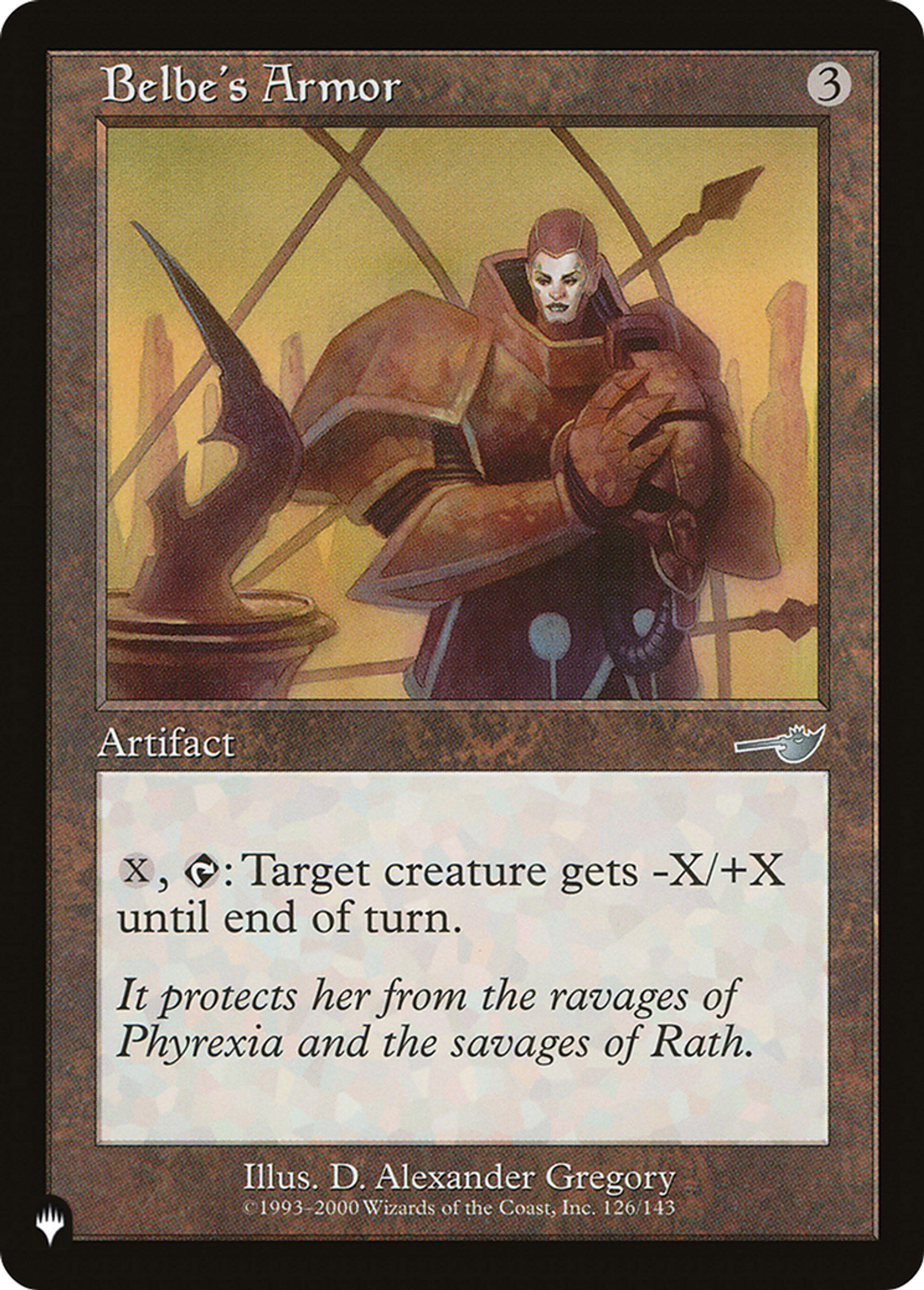 Belbe's Armor — The List — Magic: The Gathering