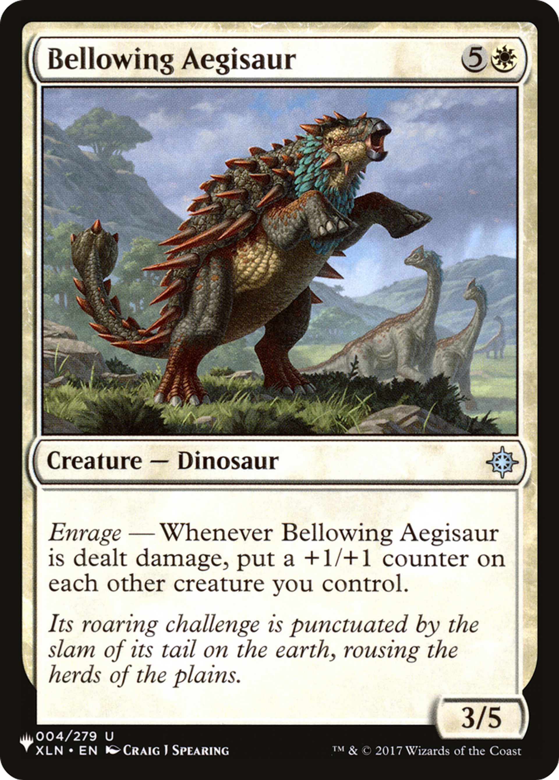 Égidosaure beuglard — The List — Magic: The Gathering