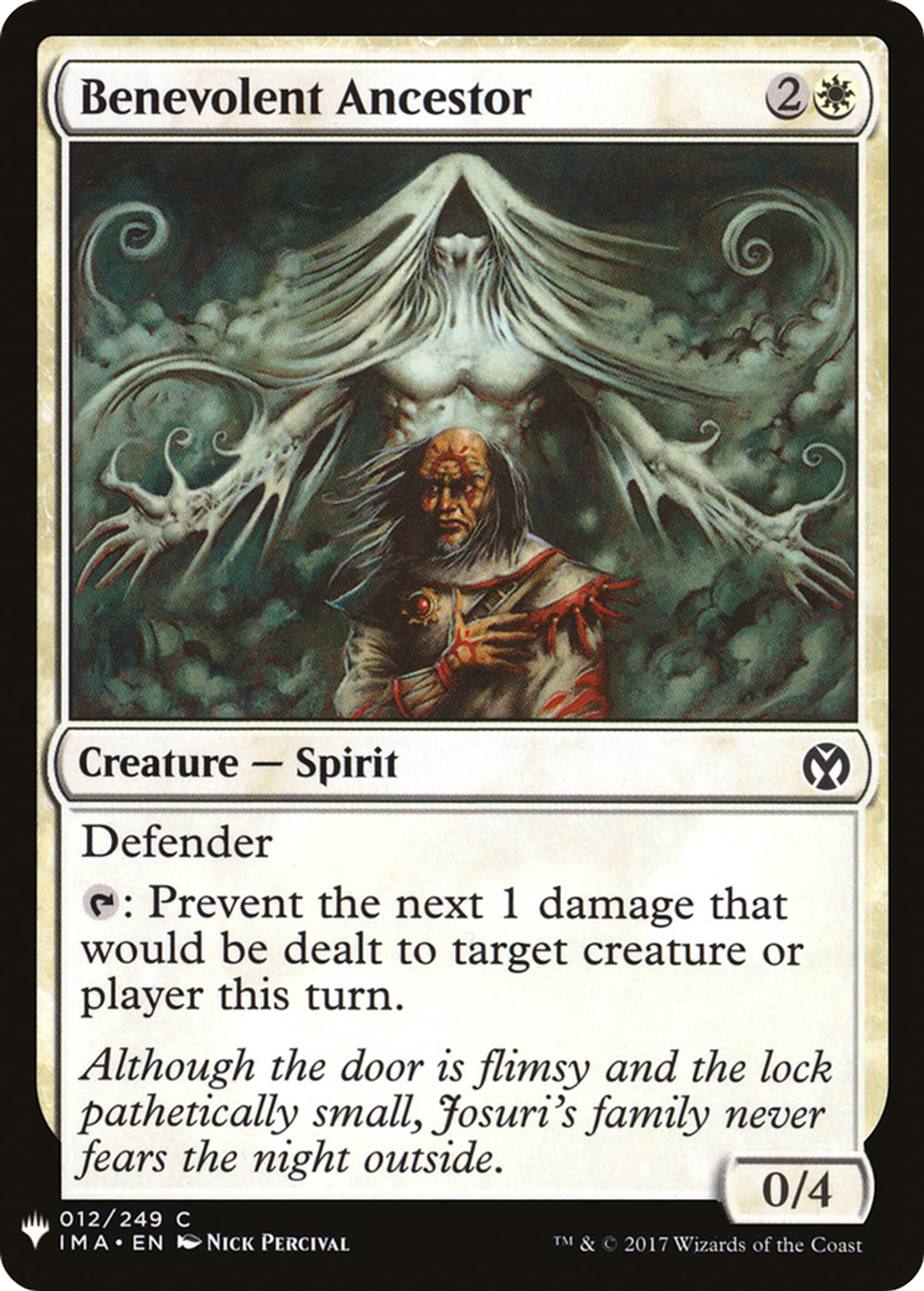 Benevolent Ancestor — The List — Magic: The Gathering