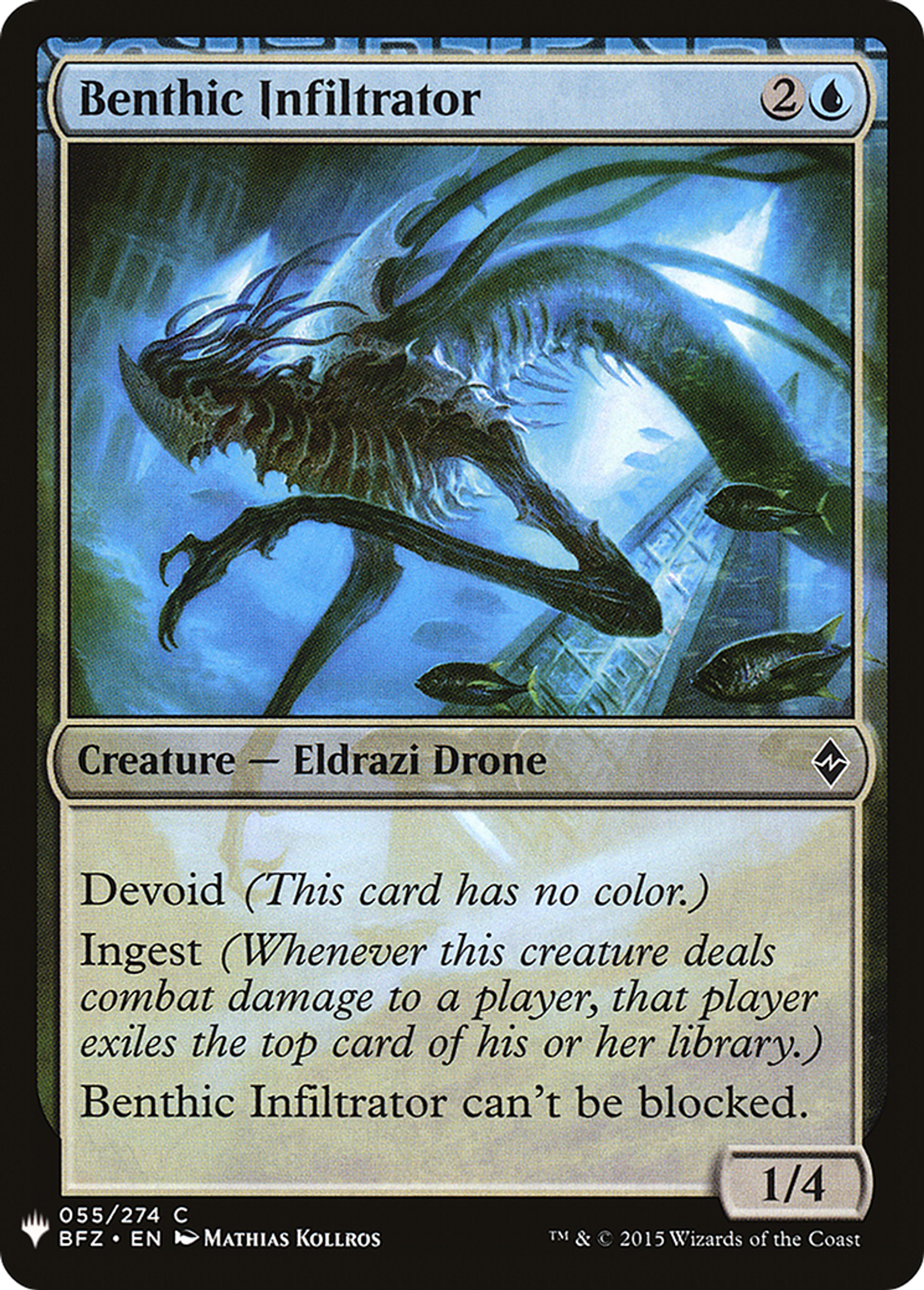 Benthic Infiltrator — The List — Magic: The Gathering