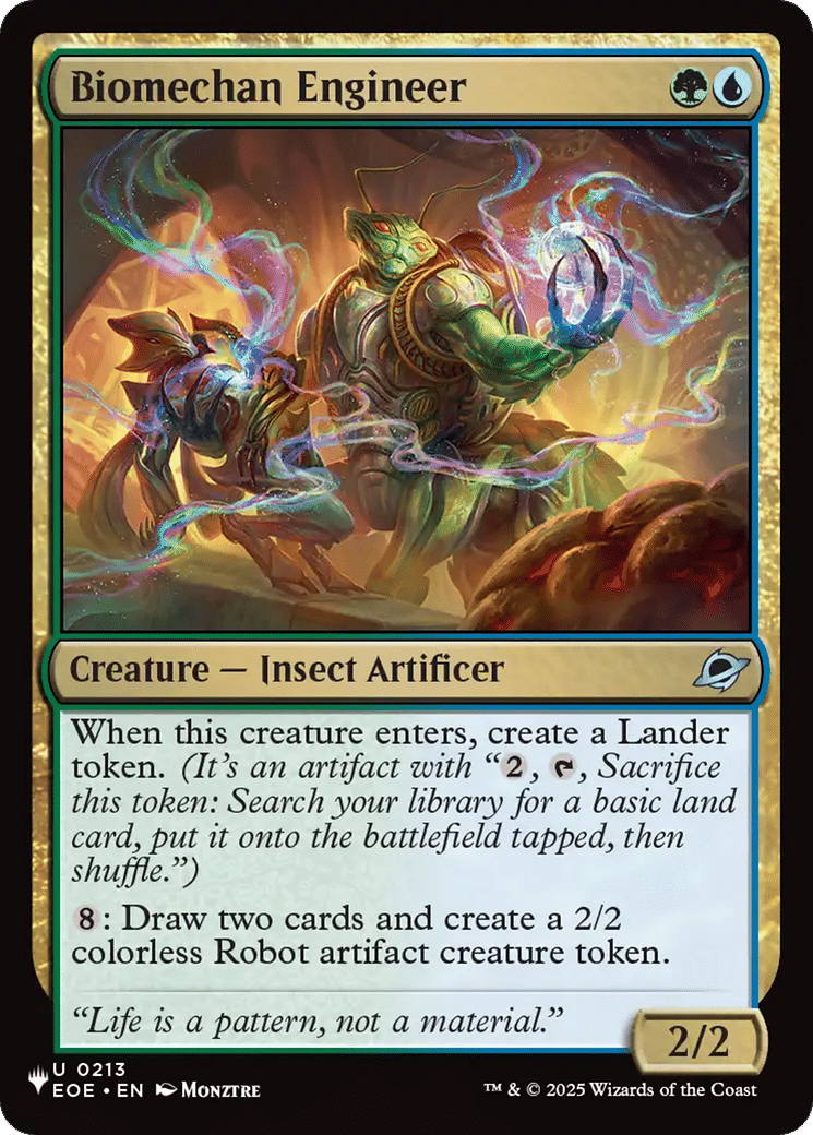 Biomechan Engineer — The List — Magic: The Gathering