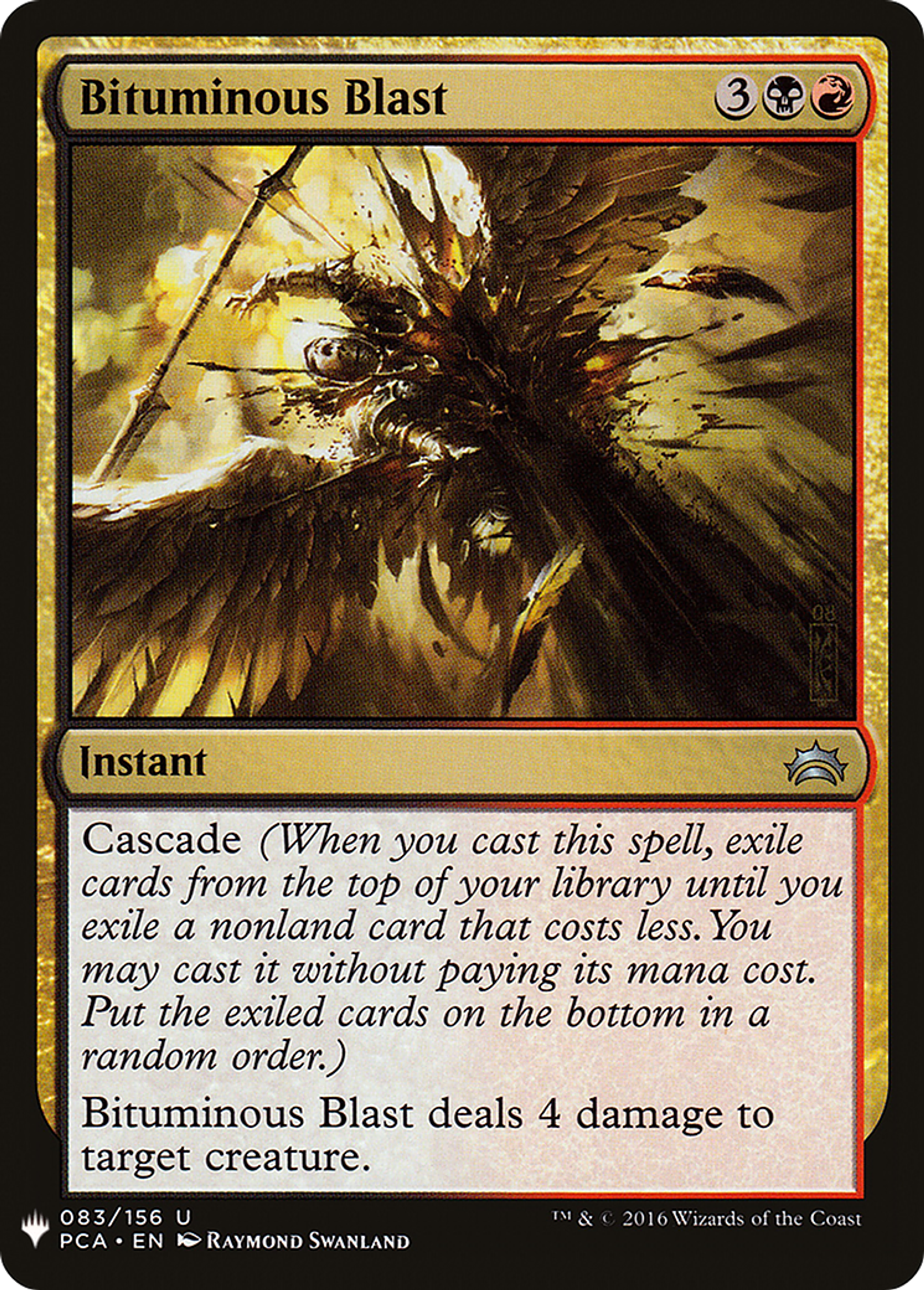 Bituminous Blast — The List — Magic: The Gathering