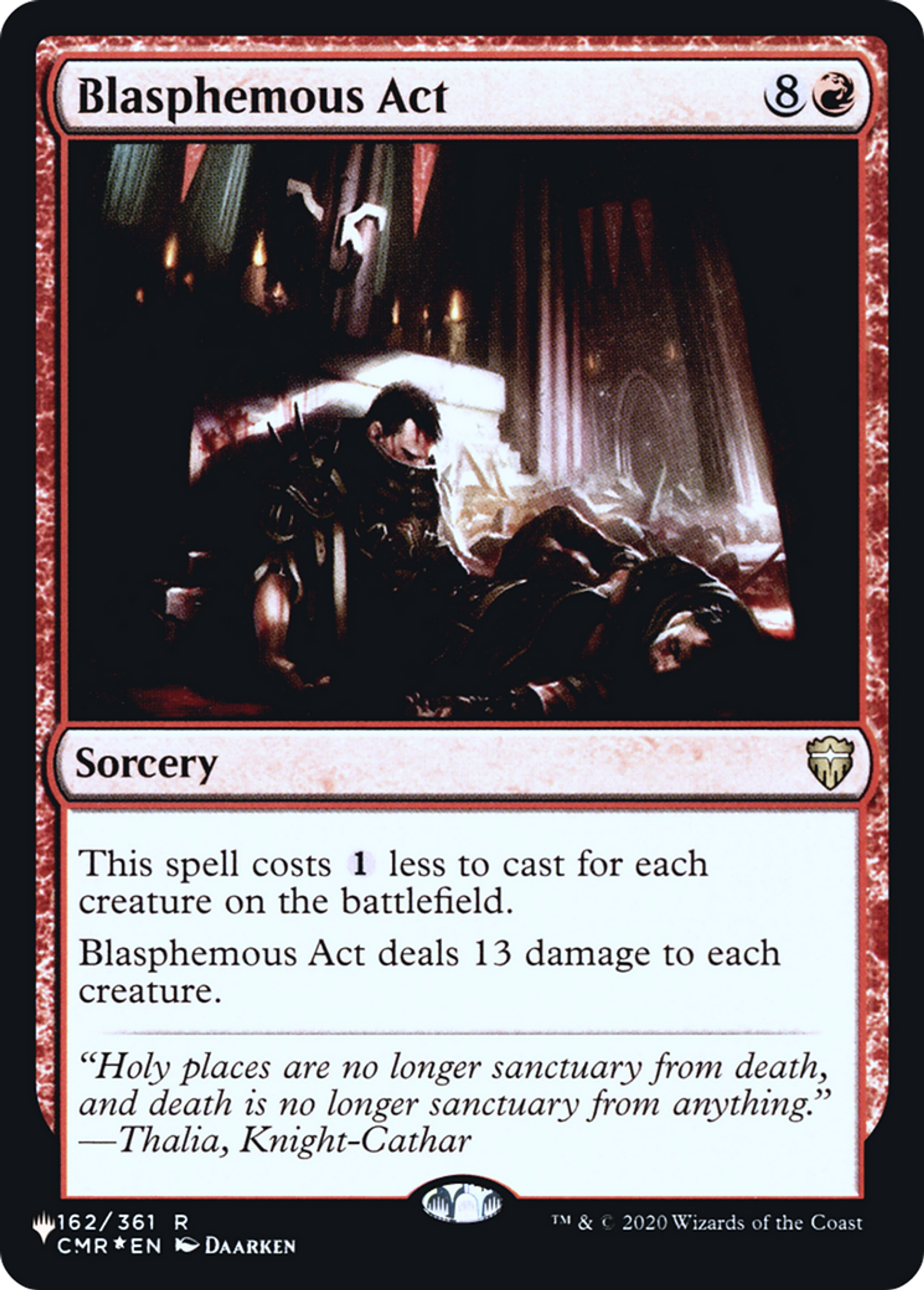 Blasphemous Act — The List — Magic: The Gathering