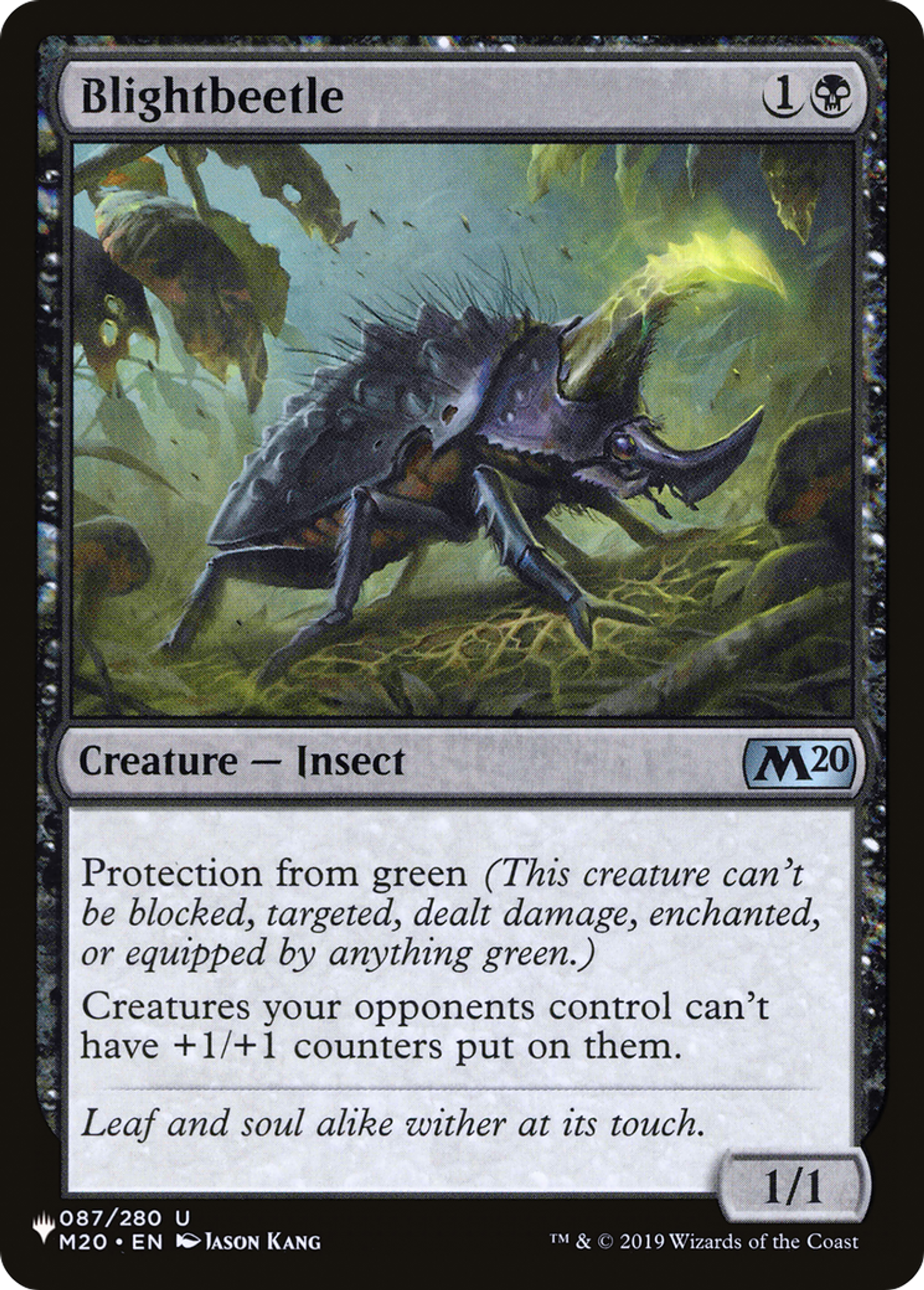 Blightbeetle — The List — Magic: The Gathering