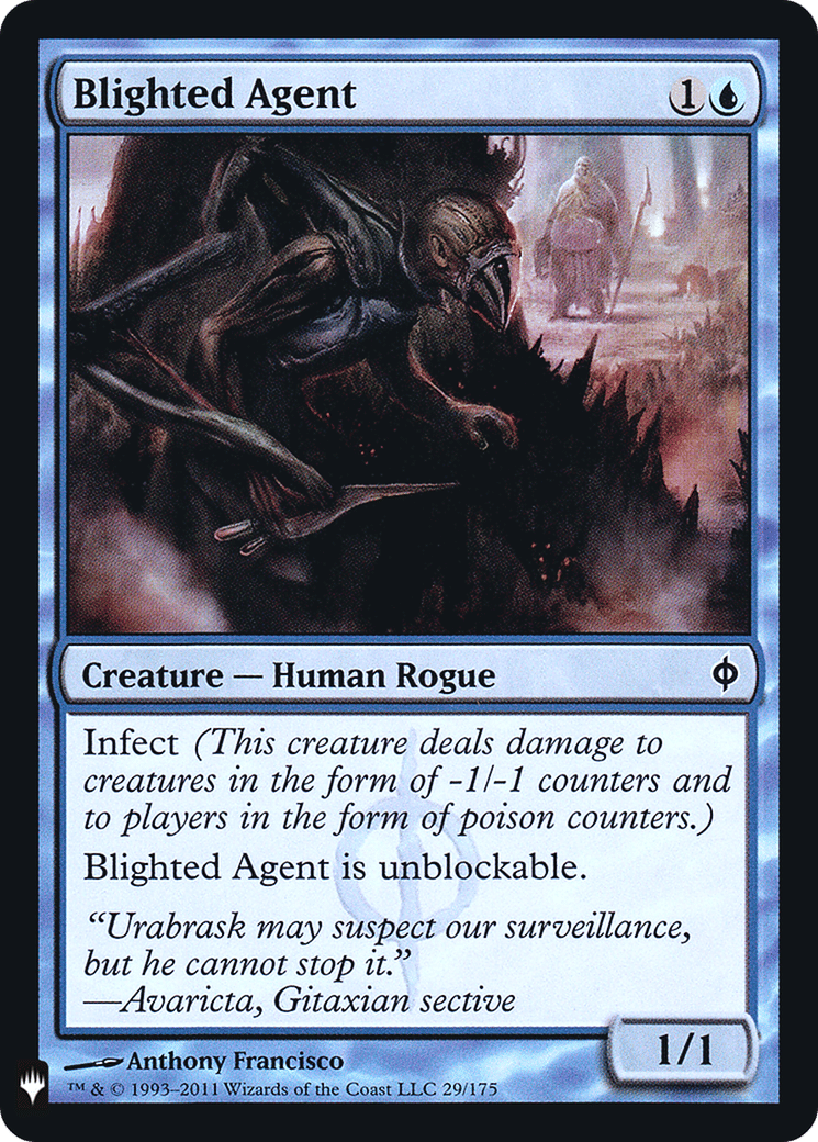 Blighted Agent — The List — Magic: The Gathering