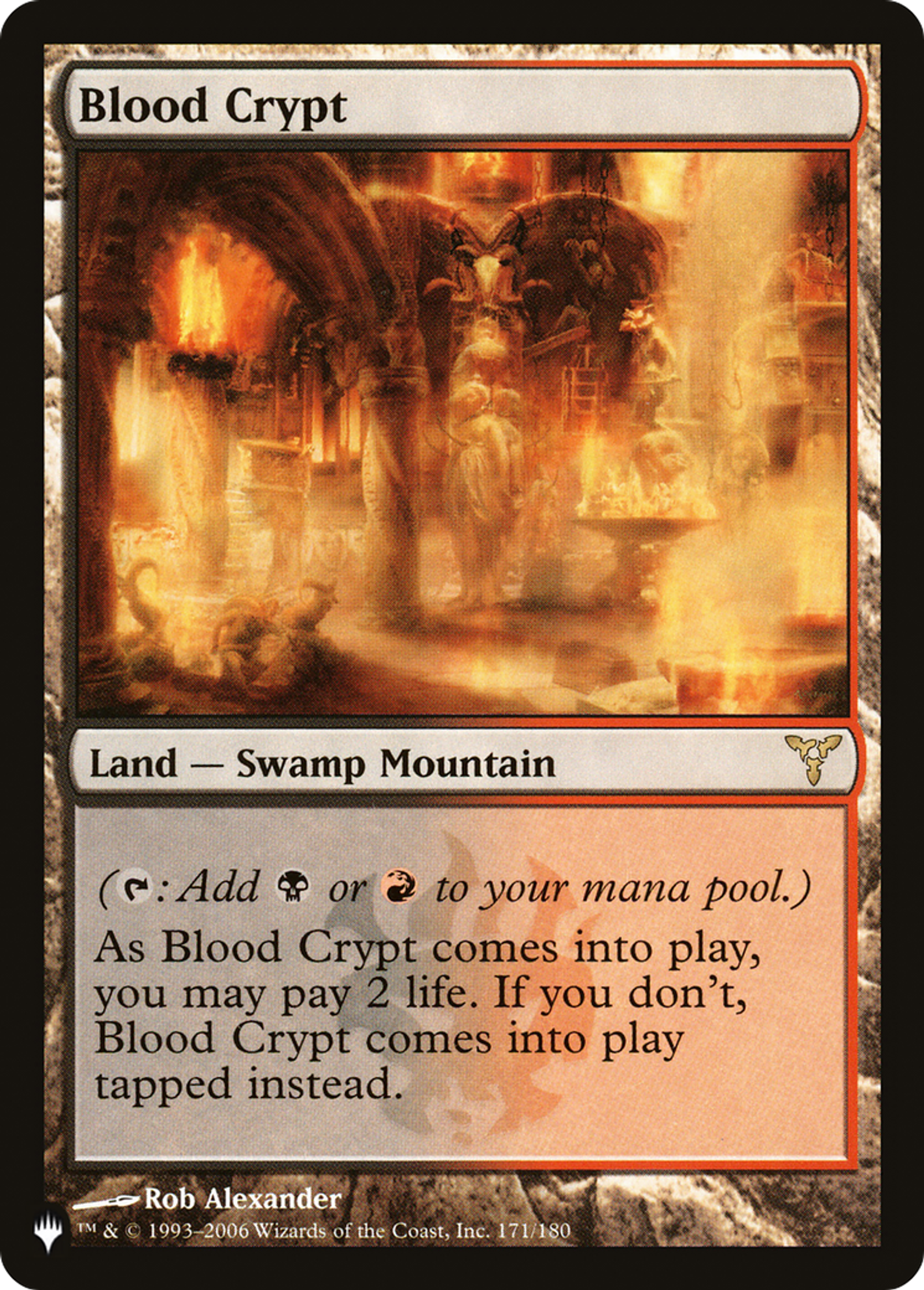 Blood Crypt — The List — Magic: The Gathering