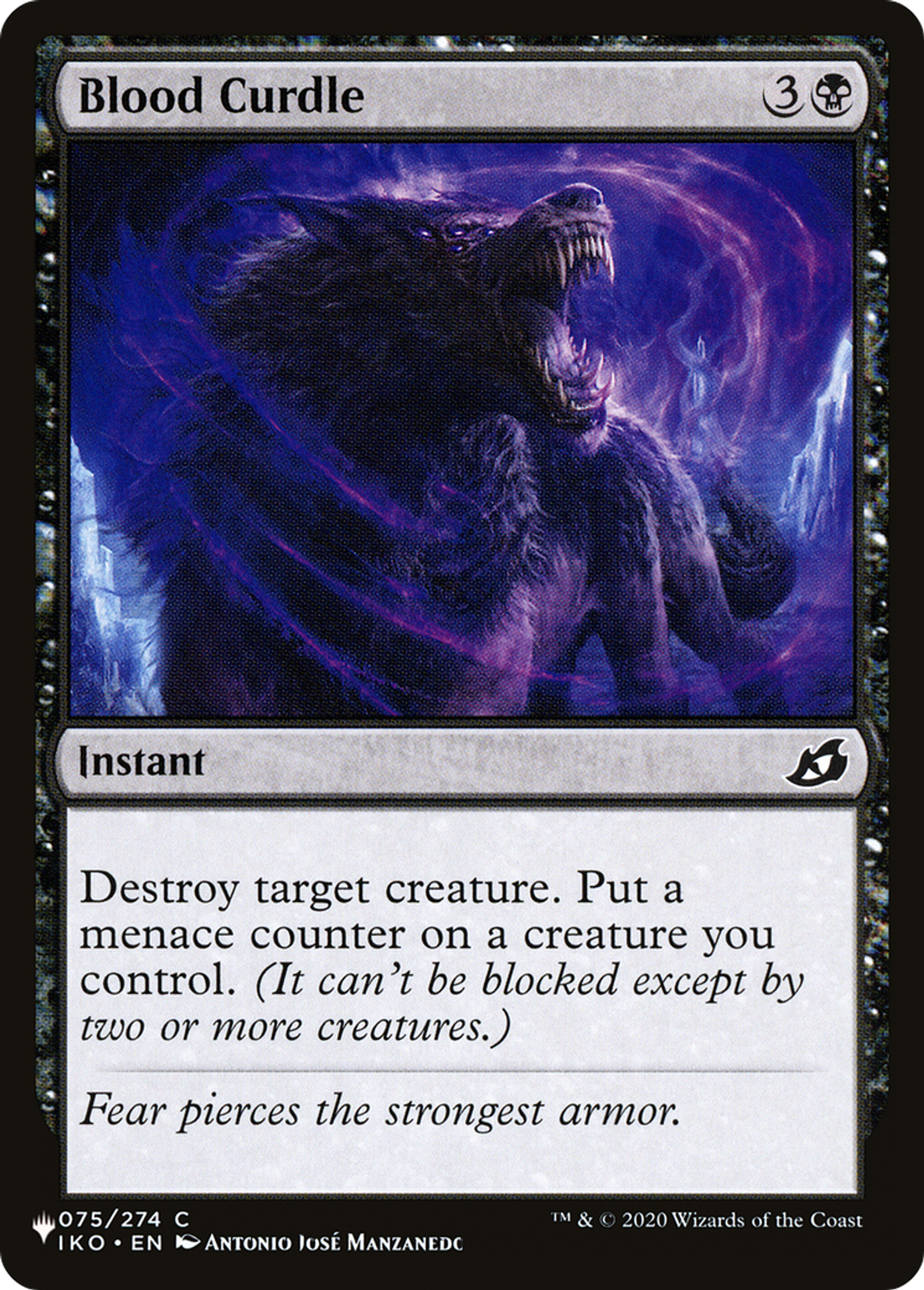 Blood Curdle — The List — Magic: The Gathering