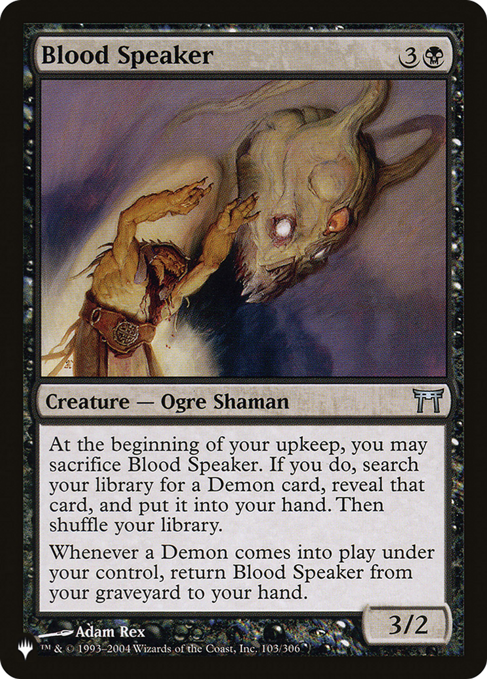 Blood Speaker — The List — Magic: The Gathering