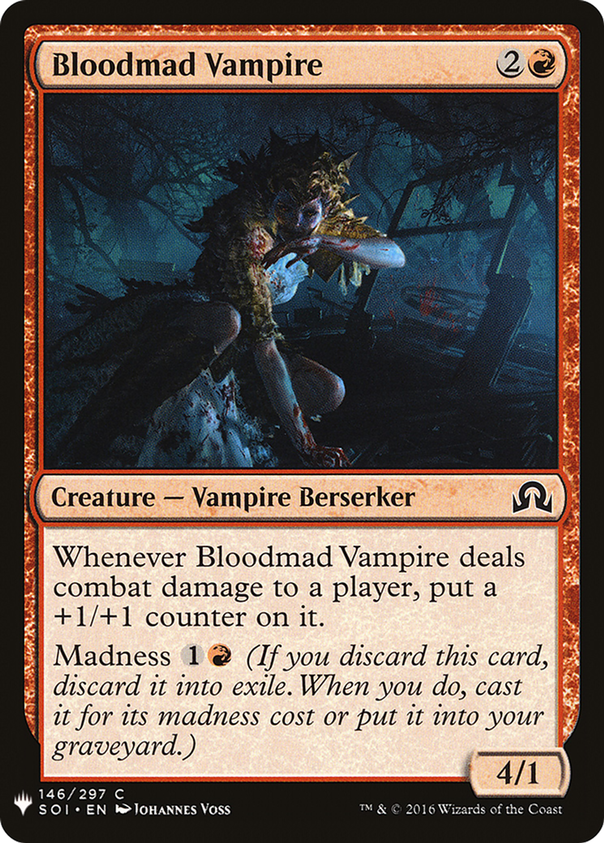 Vampire hématomane — The List — Magic: The Gathering