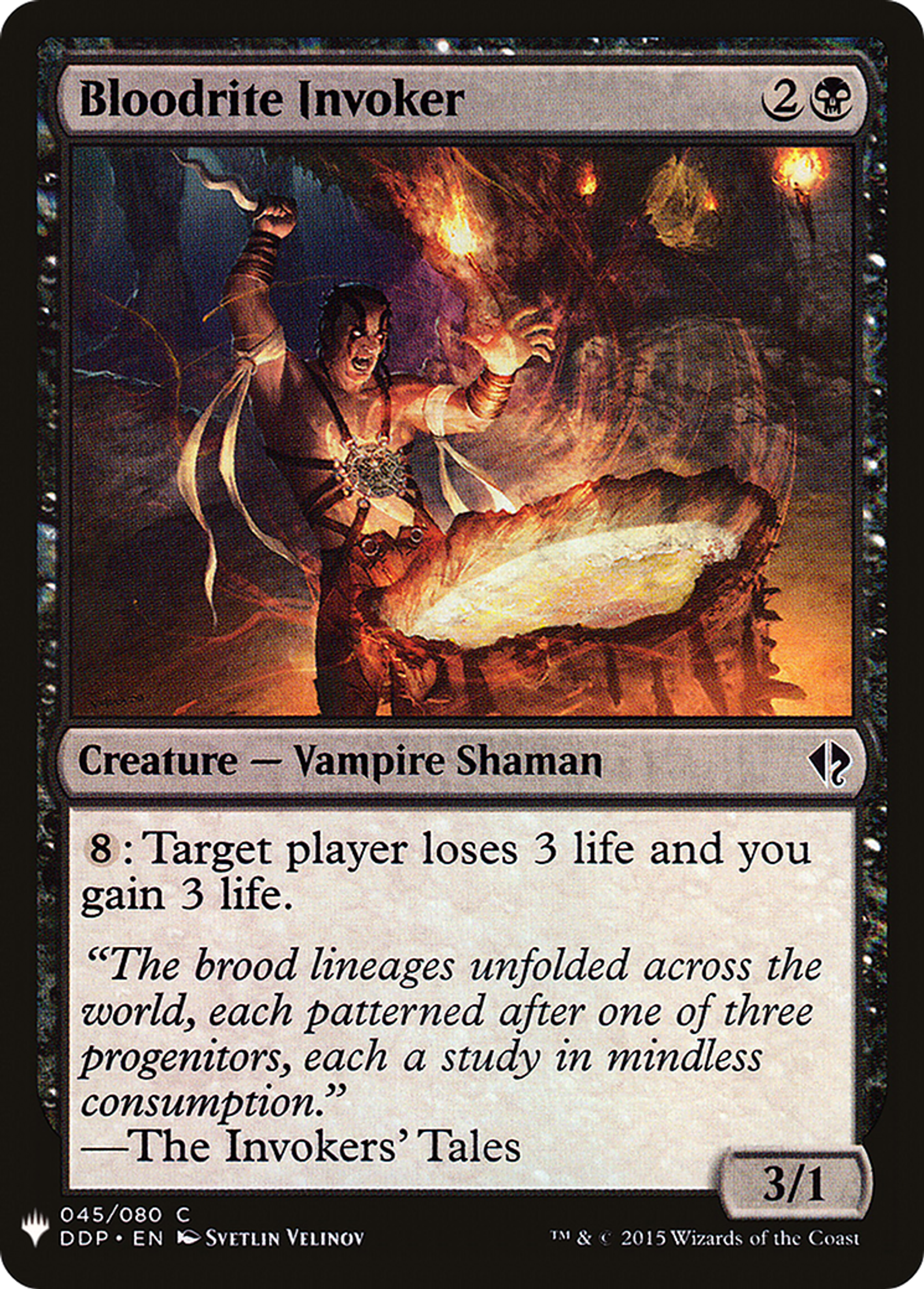 Bloodrite Invoker — The List — Magic: The Gathering