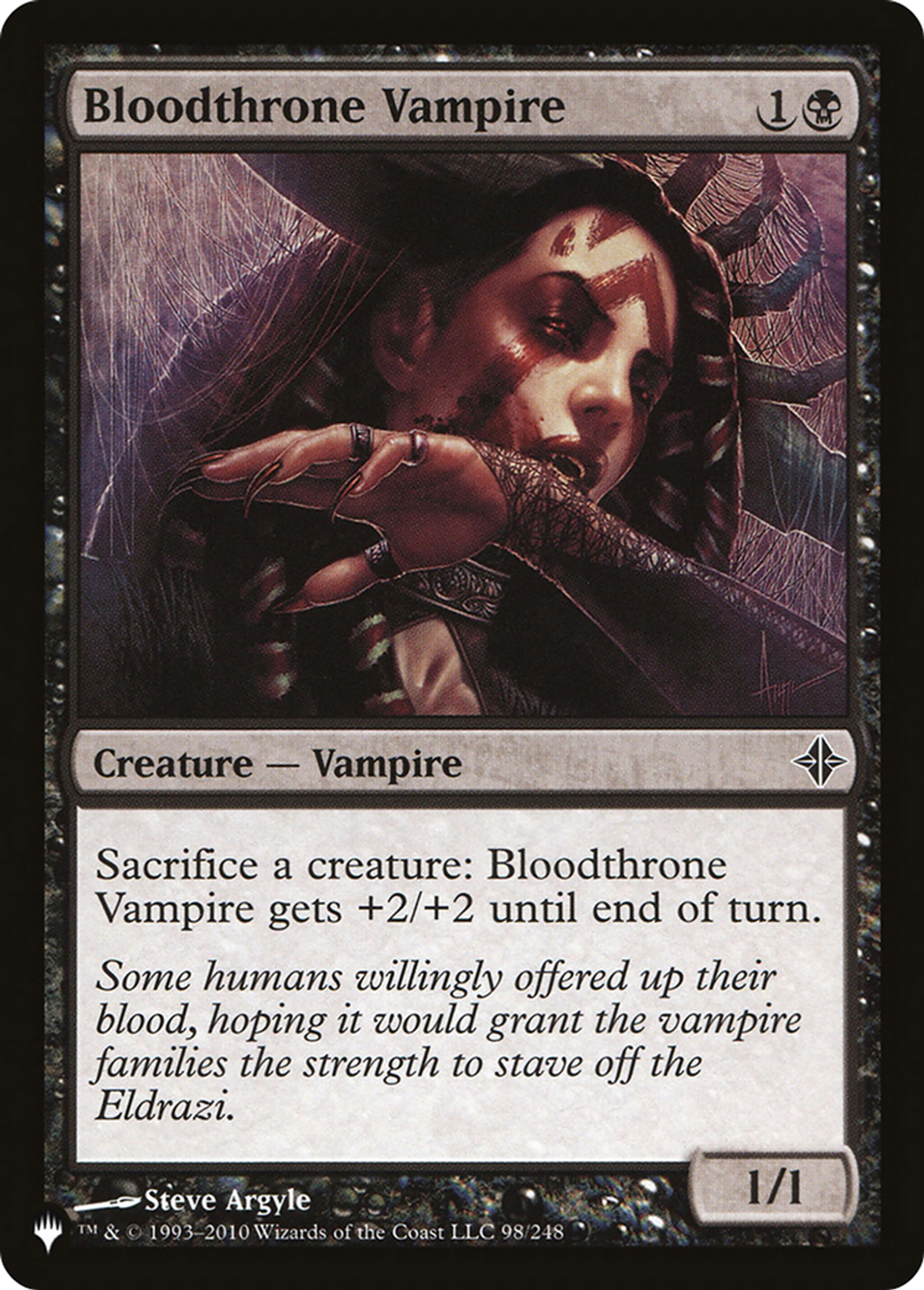 Vampire du trône de sang — The List — Magic: The Gathering