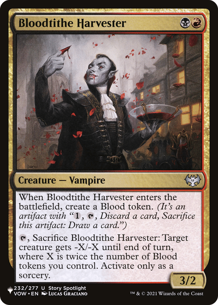 Bloodtithe Harvester — The List — Magic: The Gathering