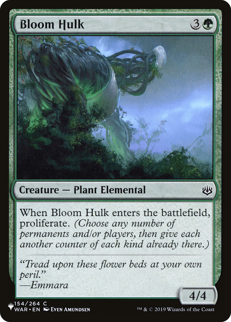 Carcasse de floraison — The List — Magic: The Gathering