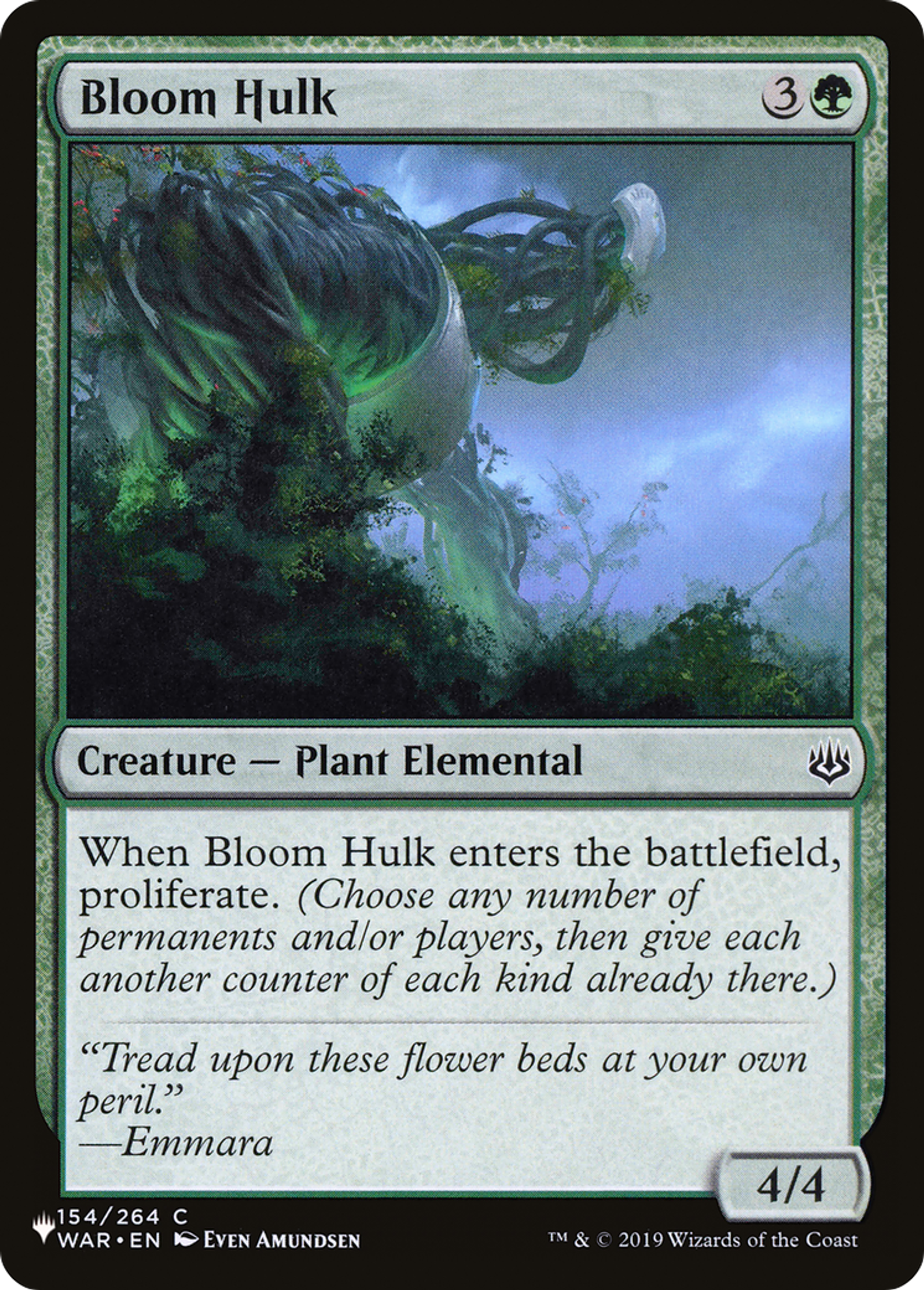 Carcasse de floraison — The List — Magic: The Gathering