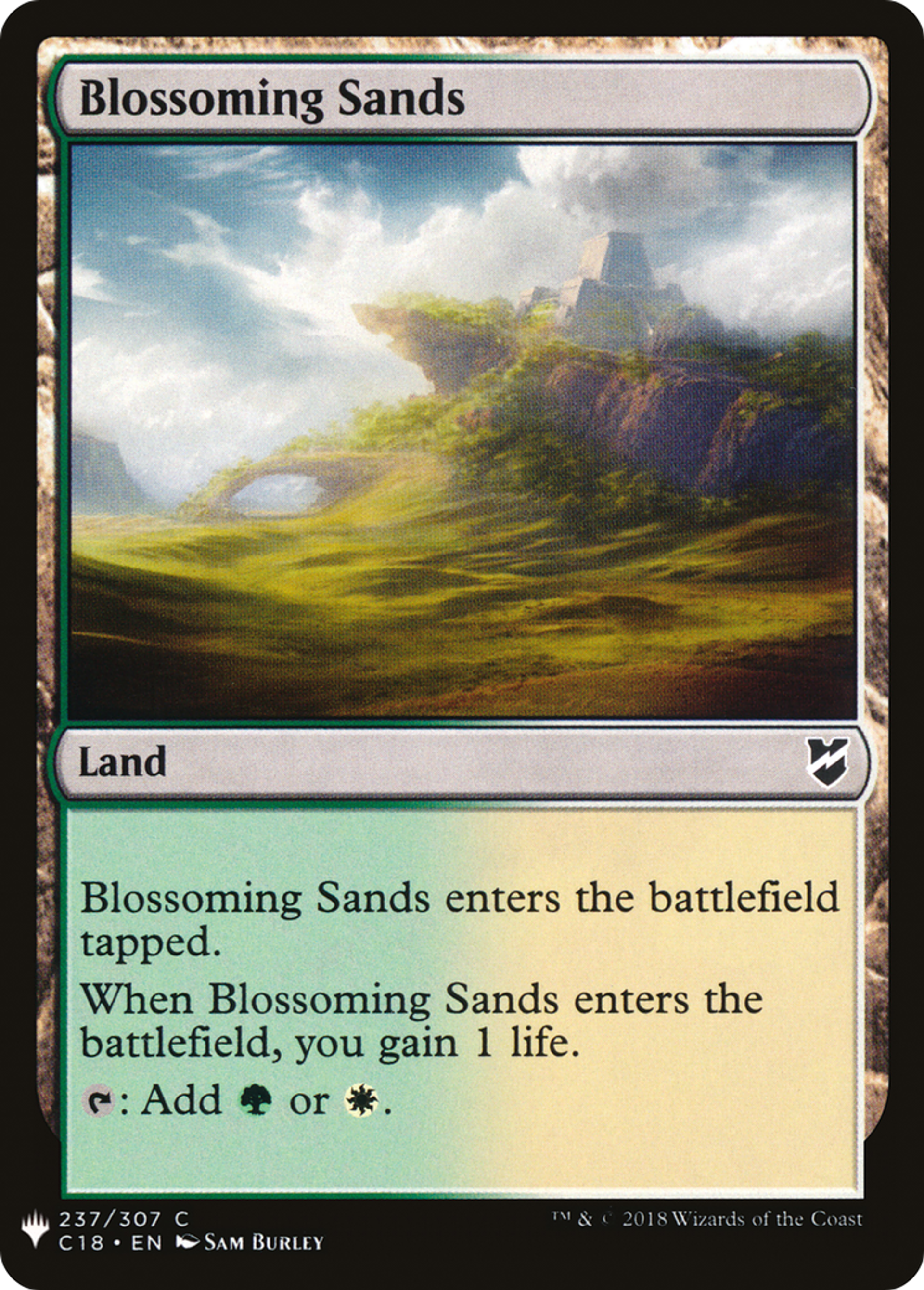 Sables verdoyants — The List — Magic: The Gathering