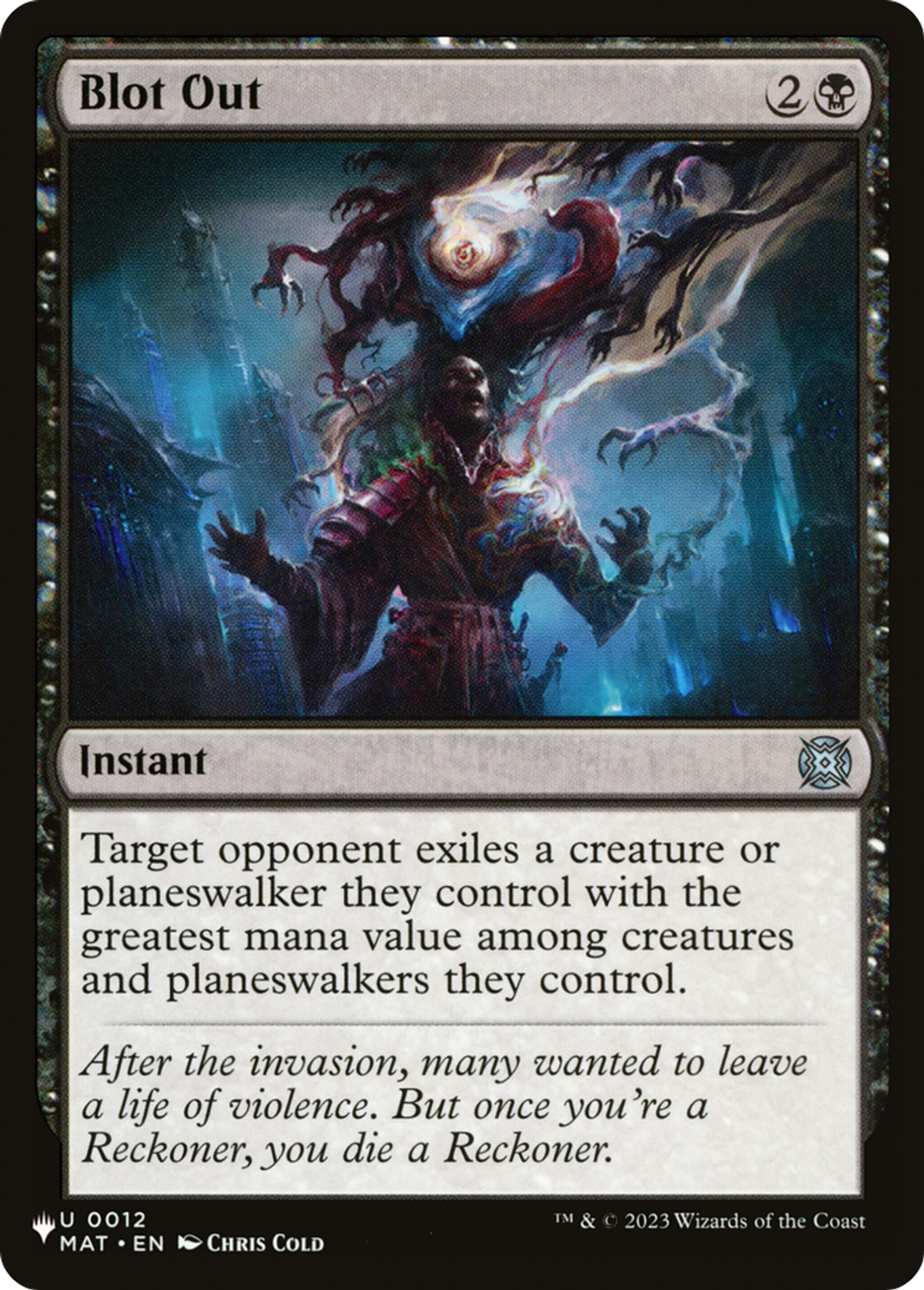 Blot Out — The List — Magic: The Gathering