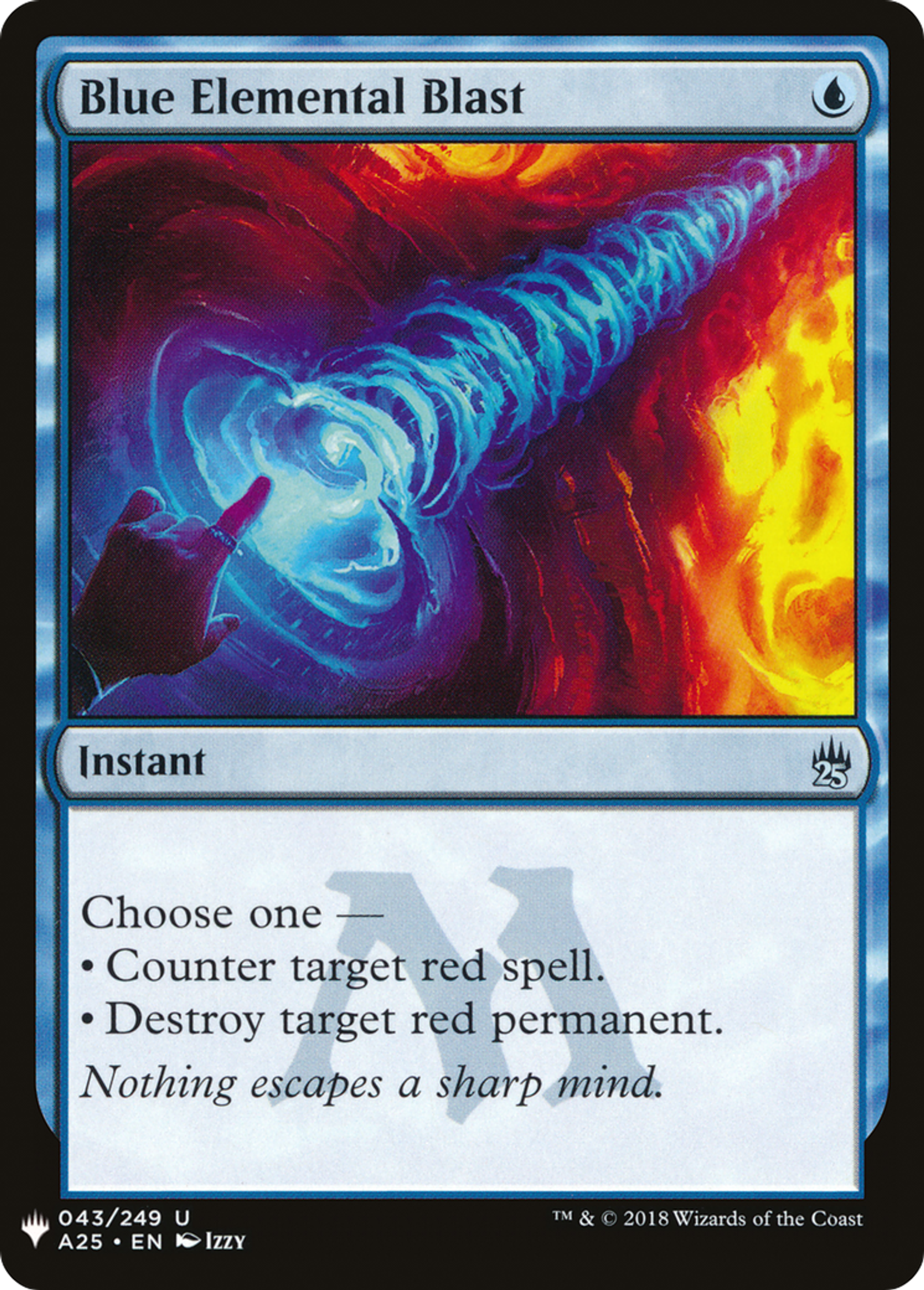Blue Elemental Blast — The List — Magic: The Gathering