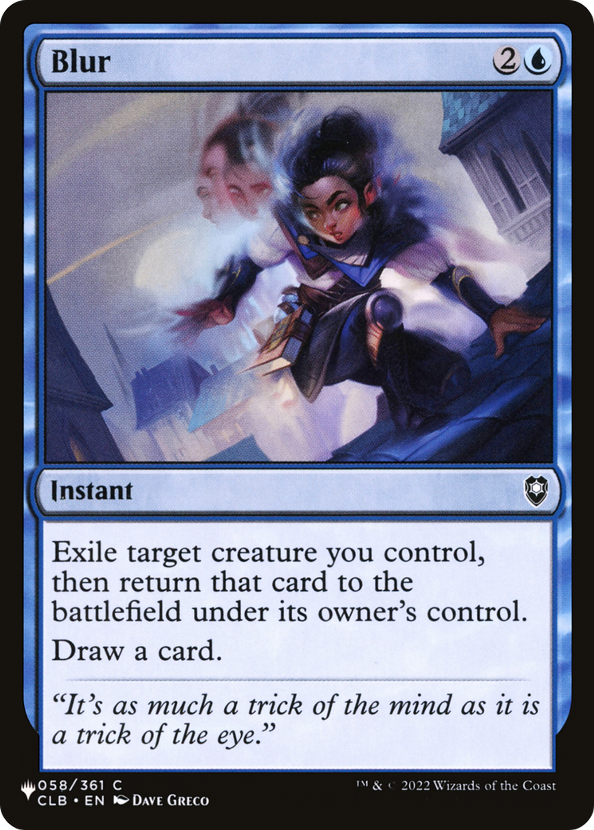 Blur — The List — Magic: The Gathering